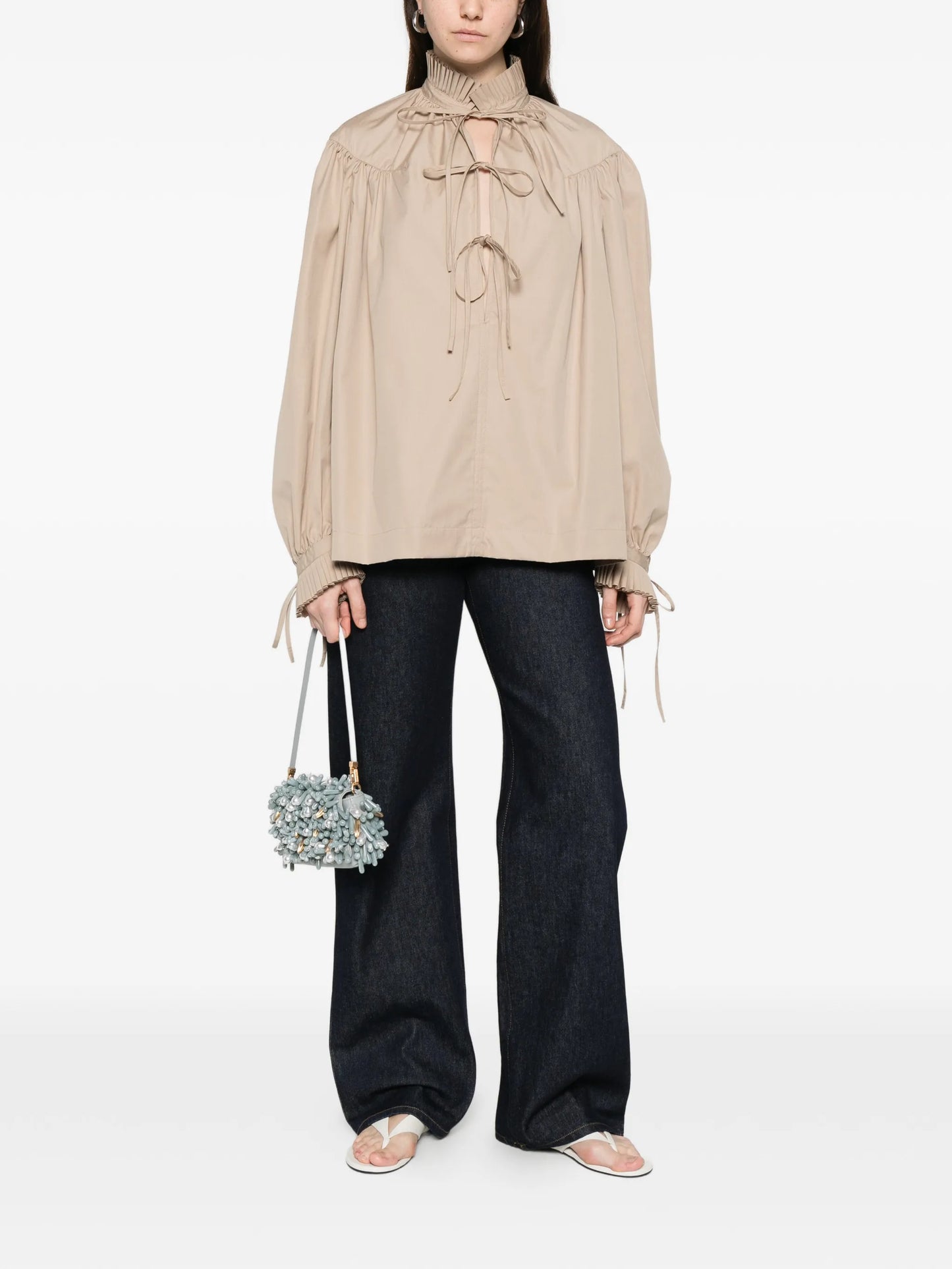pocket denim trousers