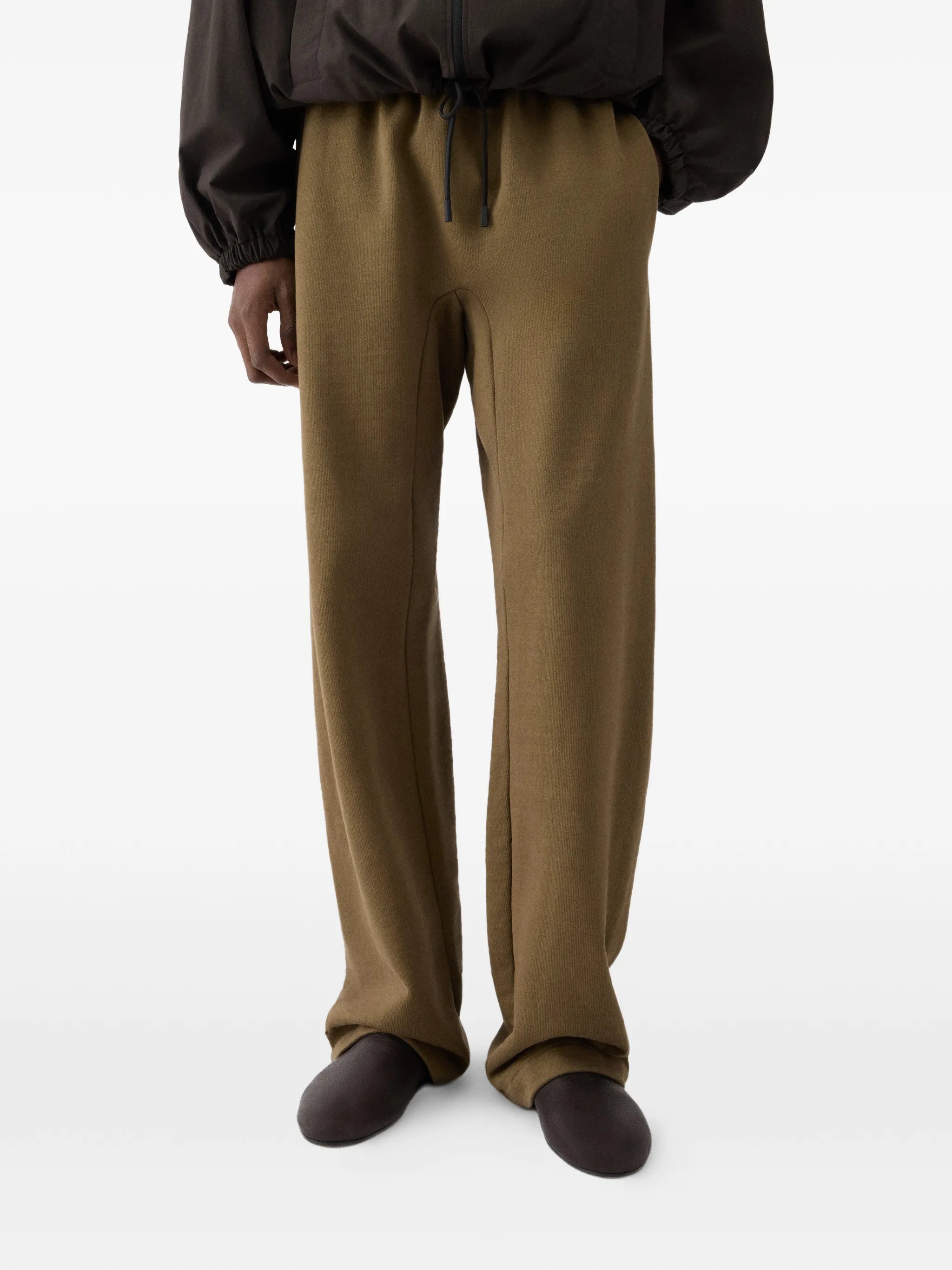 elasticated jogging track pants