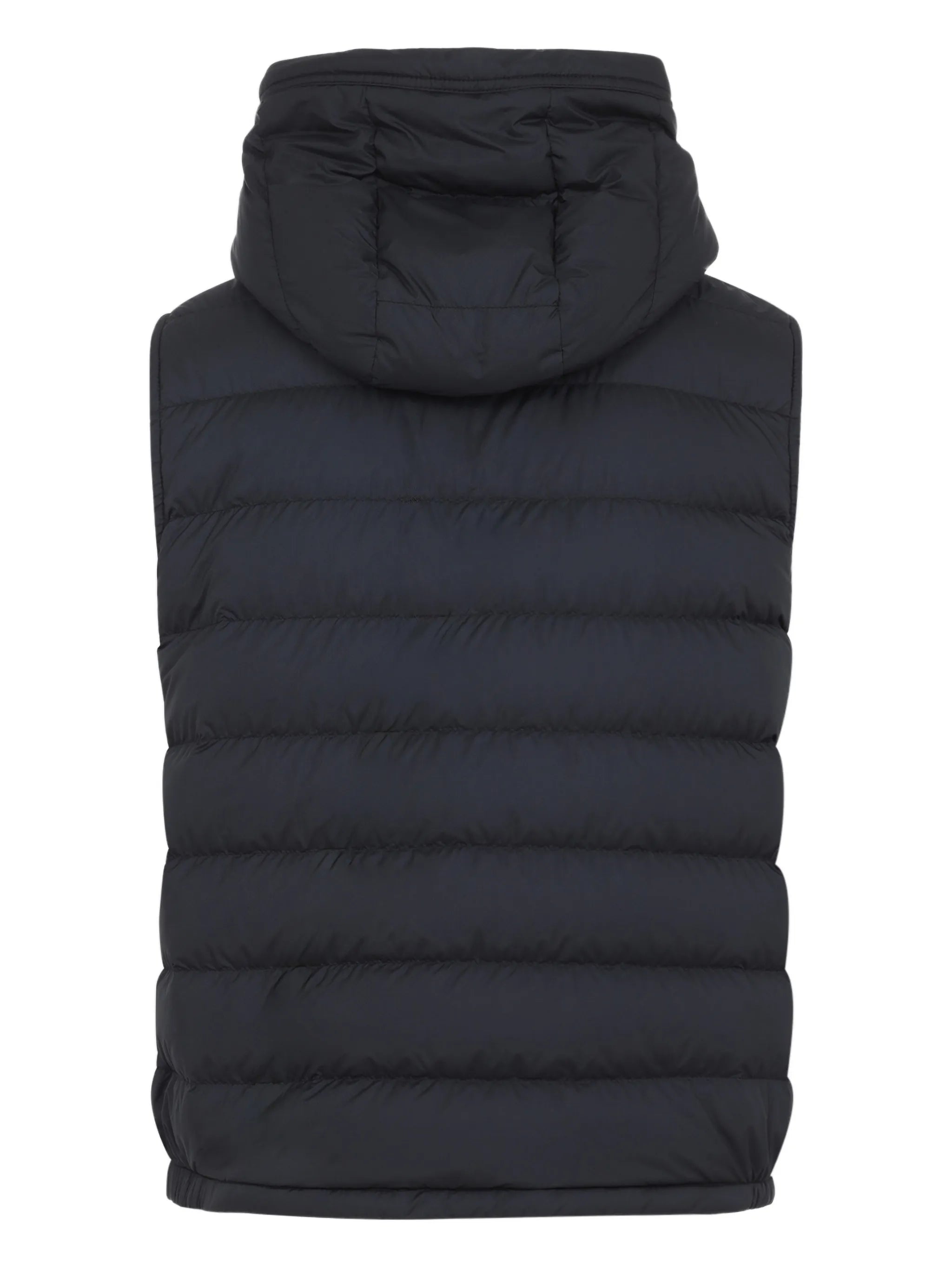 Marseillan hooded logo-patch gilet