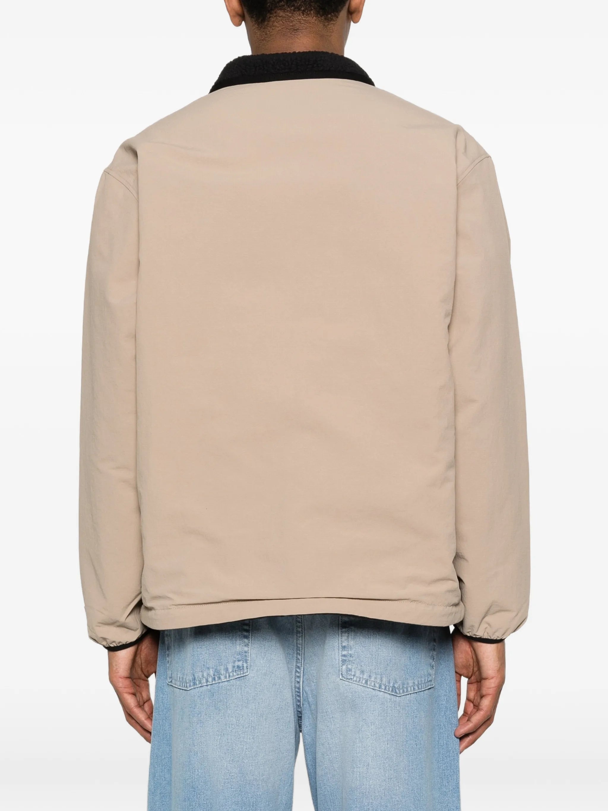reversible fleece-texture jacket
