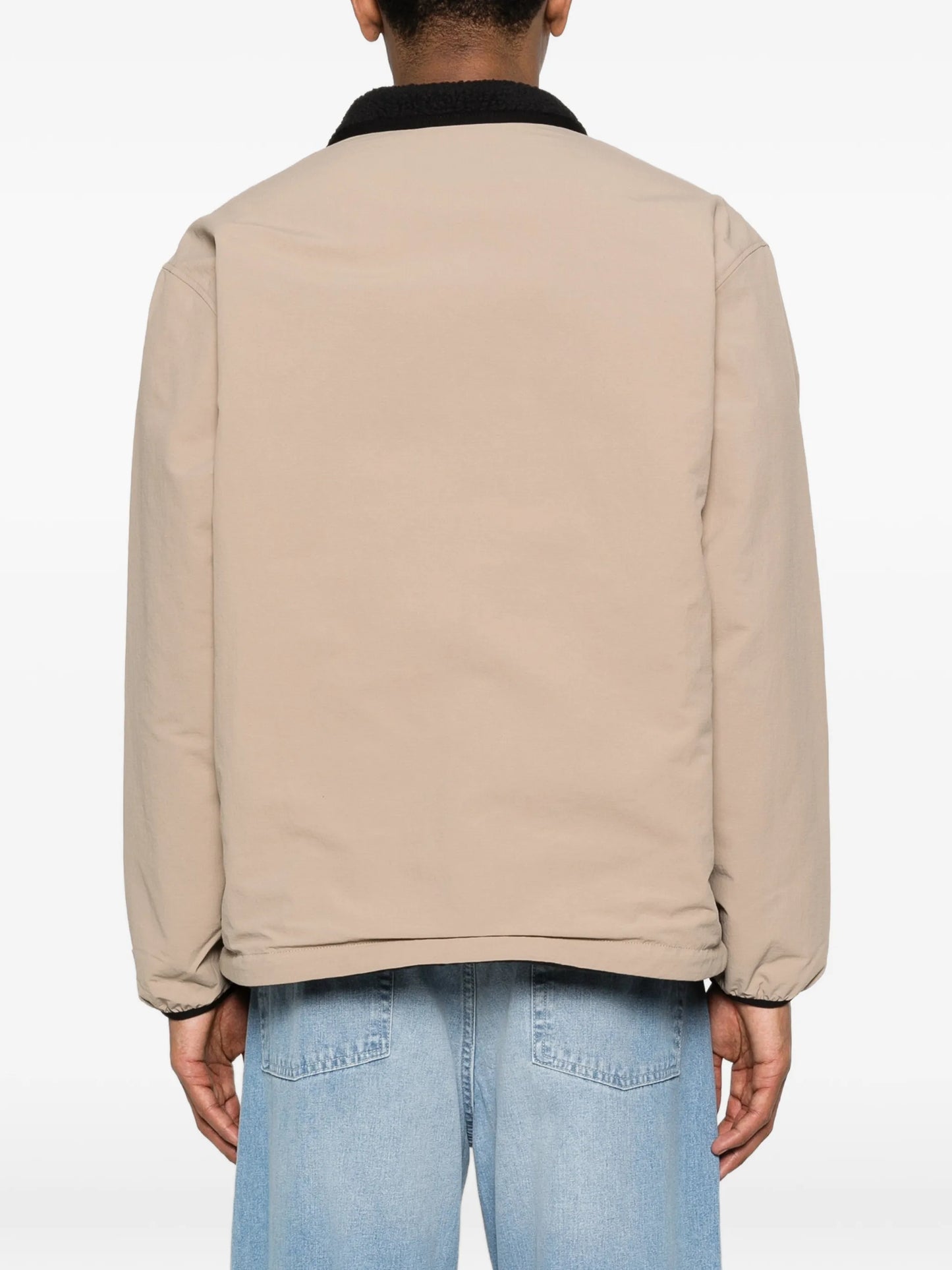reversible fleece-texture jacket