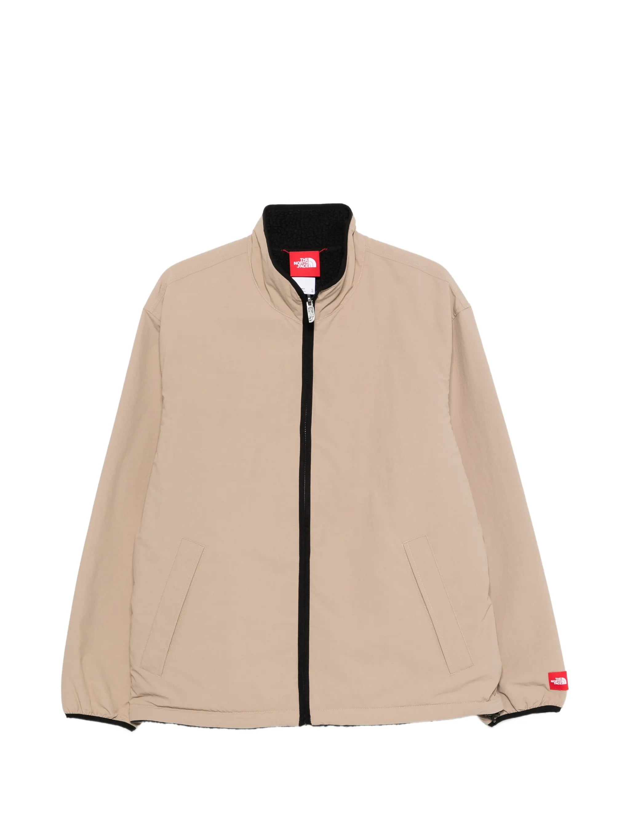 reversible fleece-texture jacket