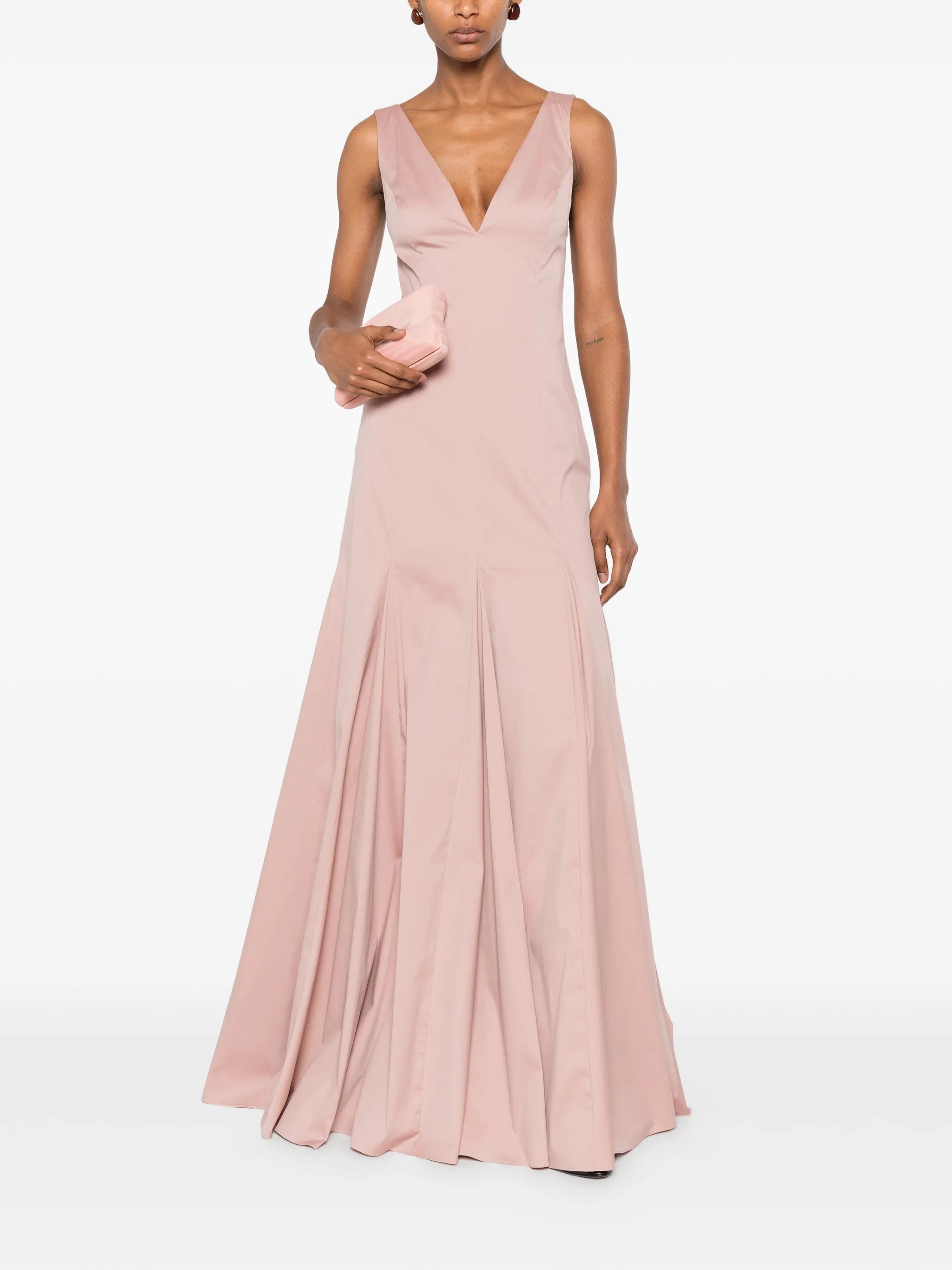 Aurelia pleated maxi dress