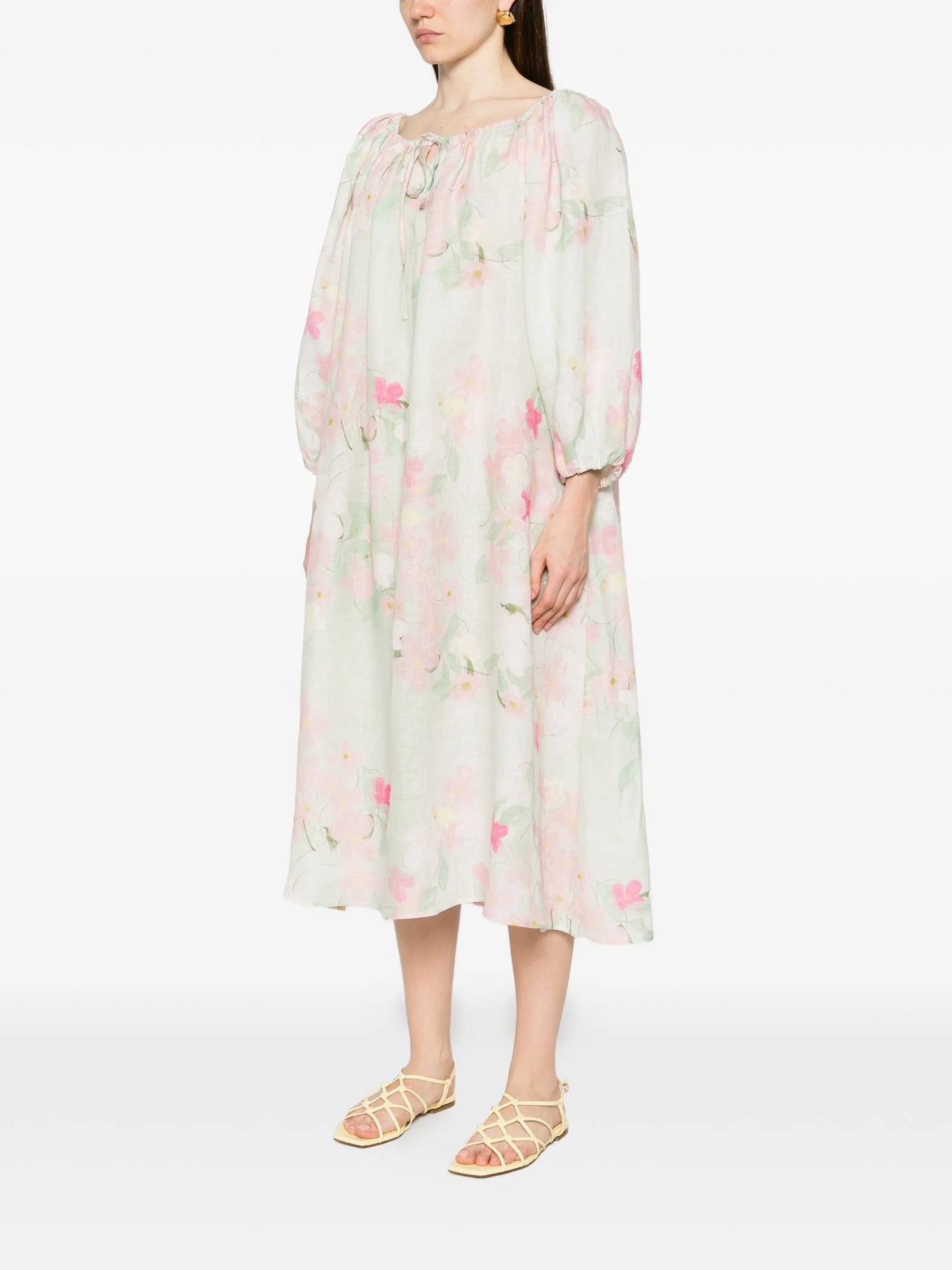 Bonnie floral-print midi dress