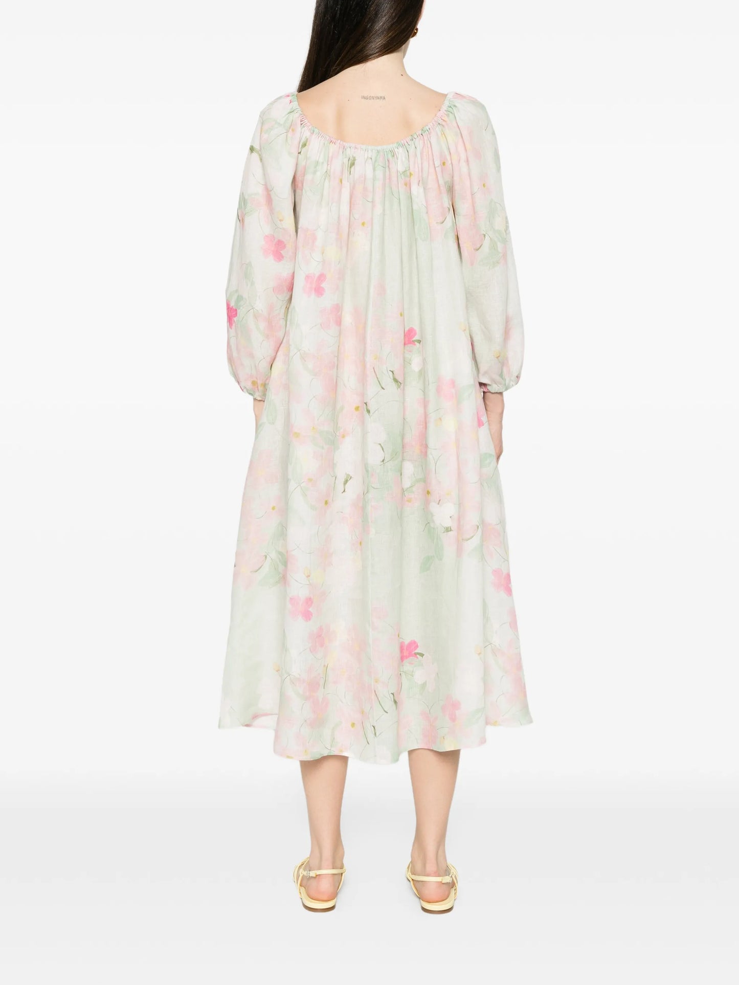 Bonnie floral-print midi dress