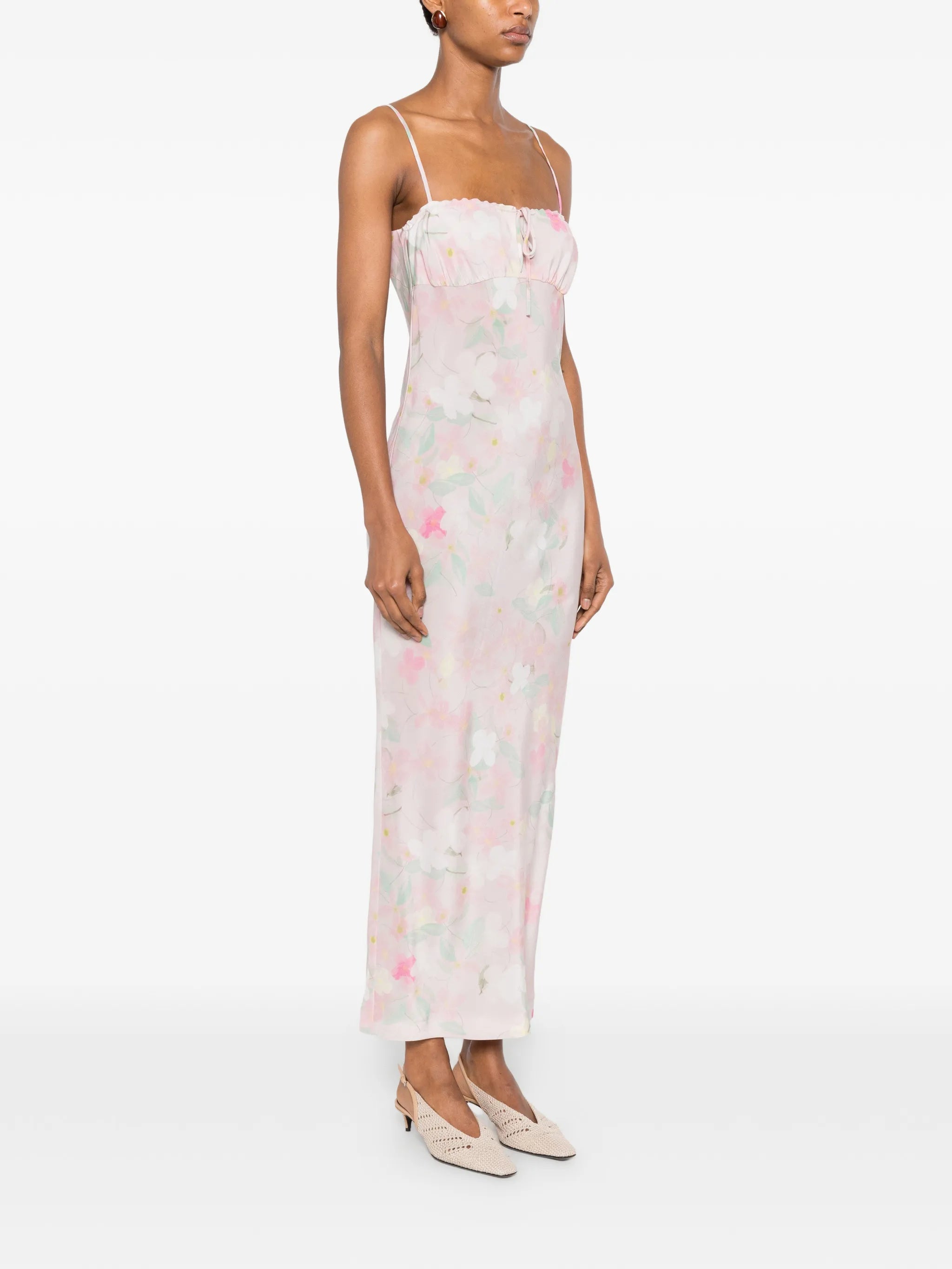 Riri floral-print midi dress