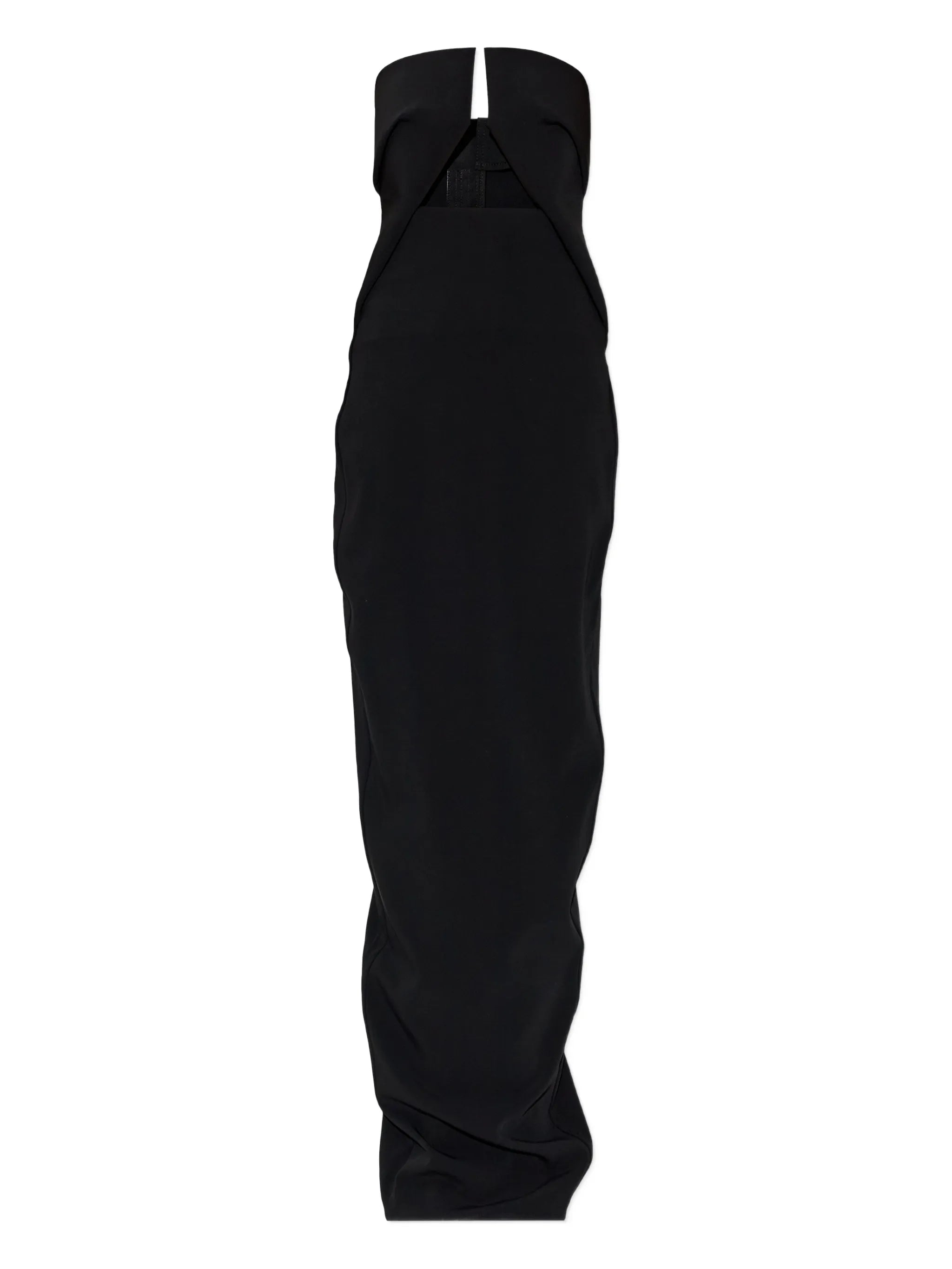 cut-out strapless maxi dress