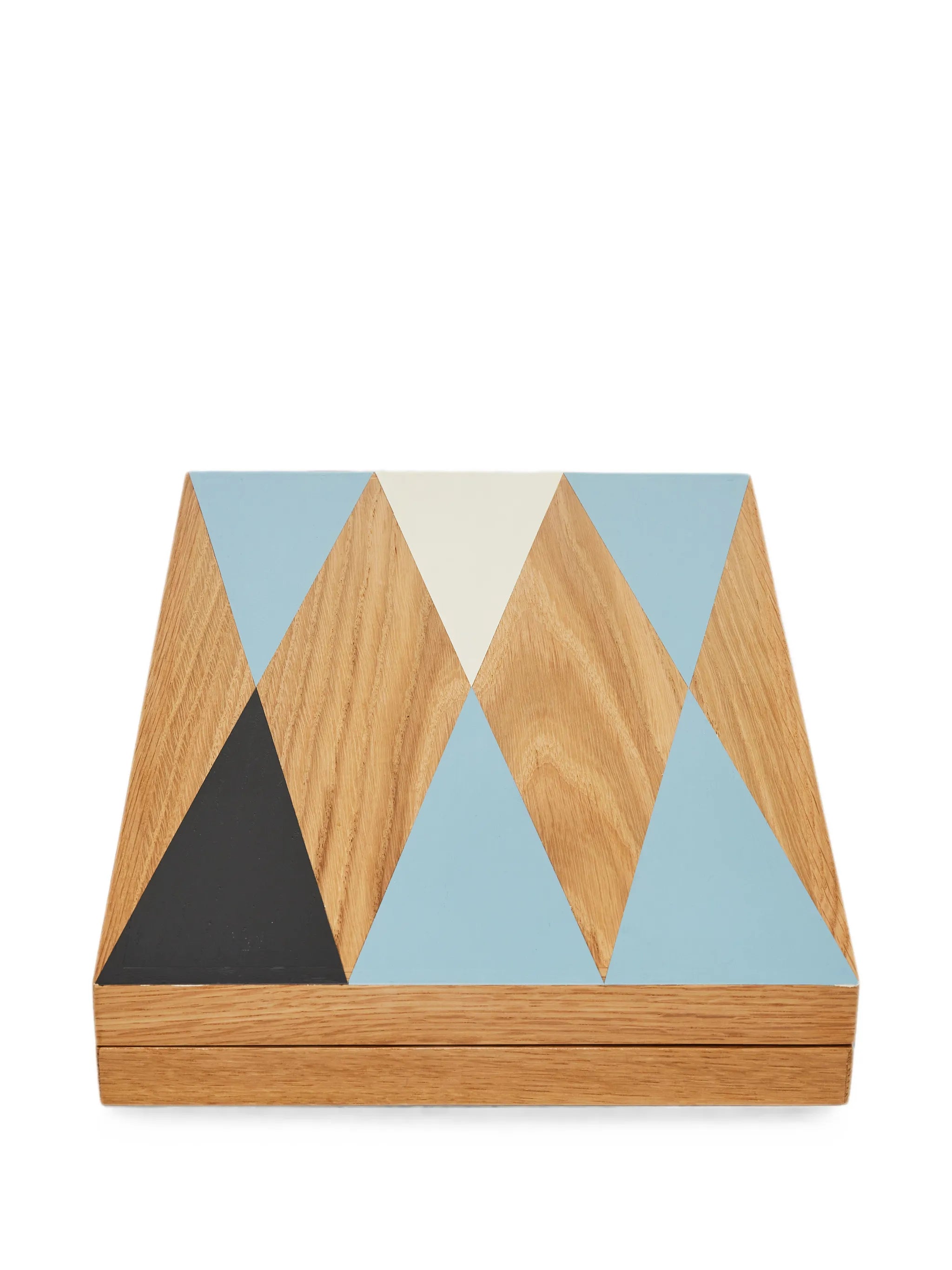geometric-pattern backgammon board