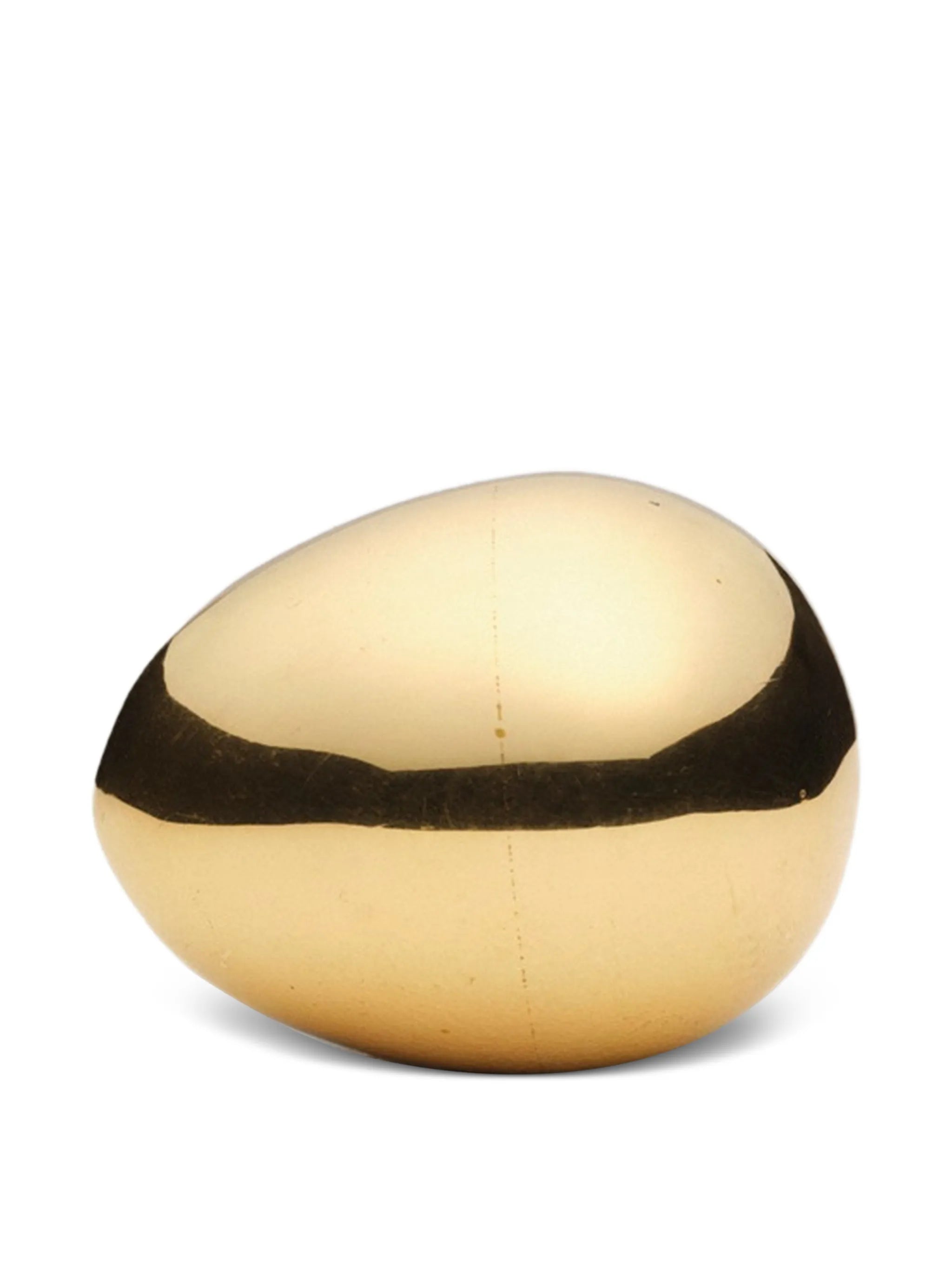 polished egg paperweight
