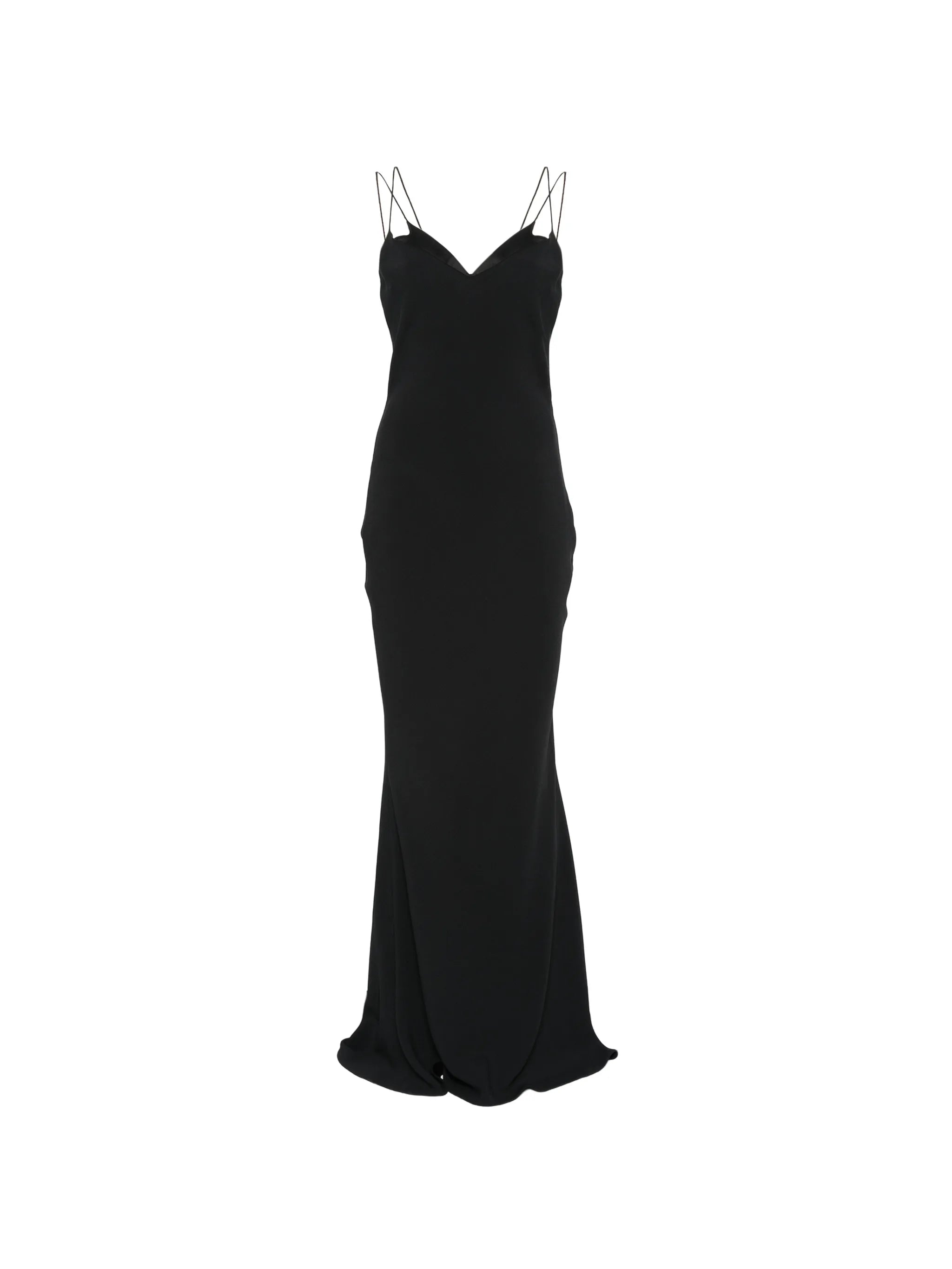 double-strap bias-cut dress