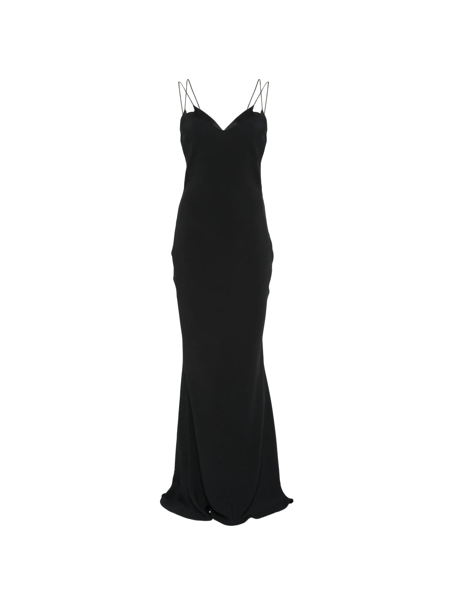 double-strap bias-cut dress