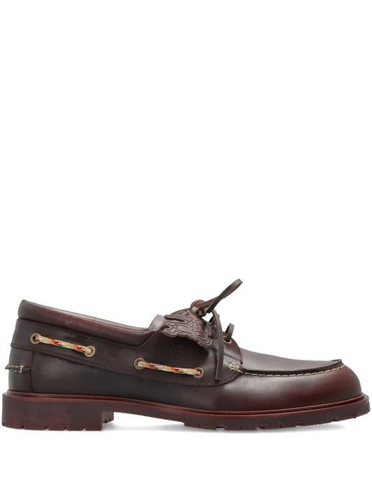 lace-up boat shoes