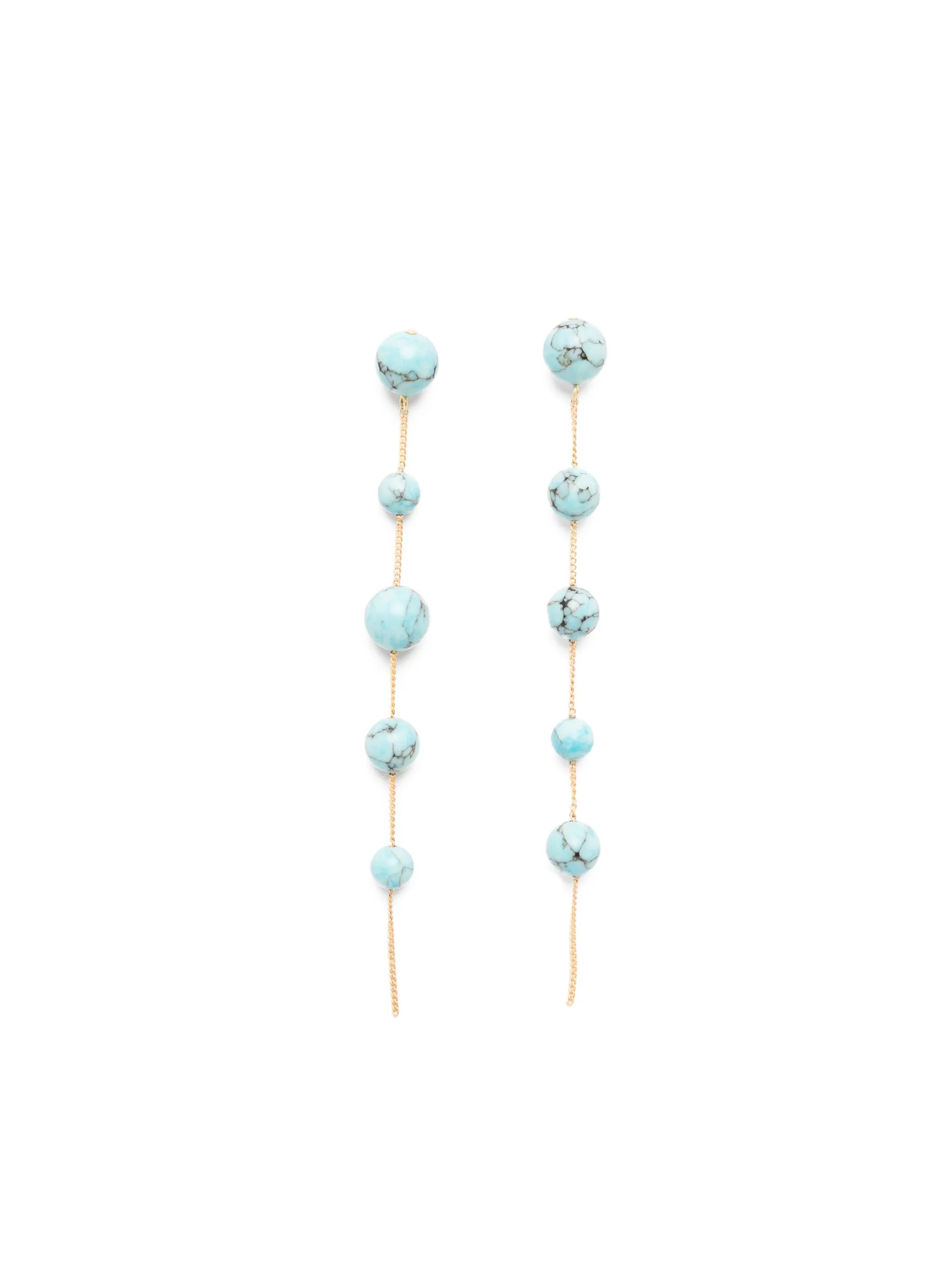 Atum chain earrings