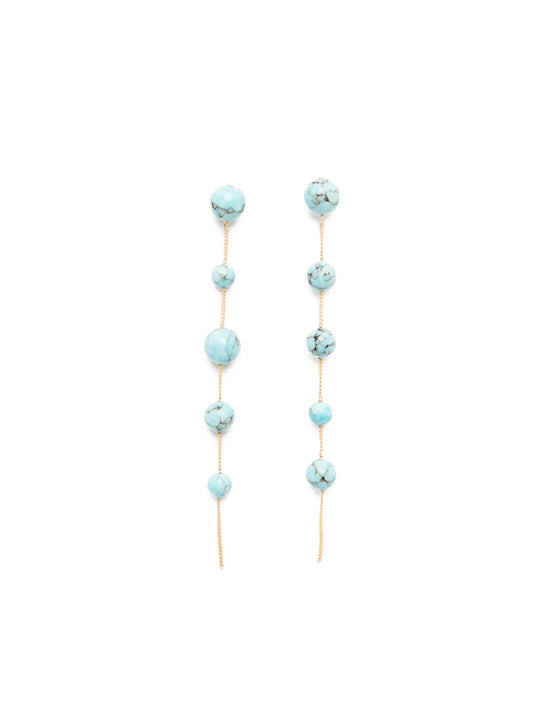 Atum chain earrings