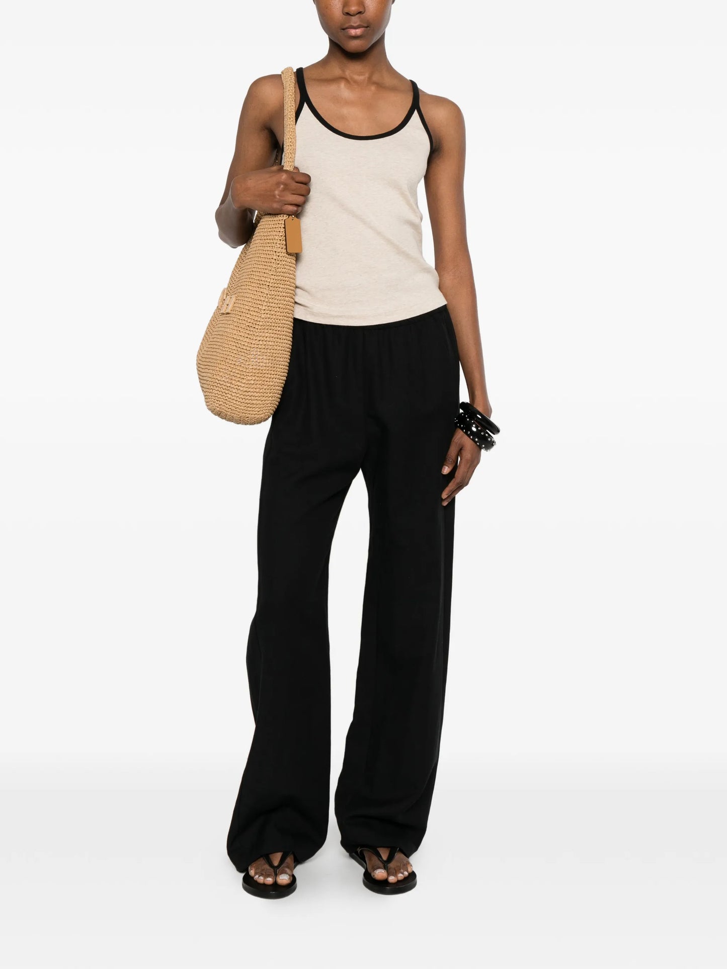 scoop-neck top