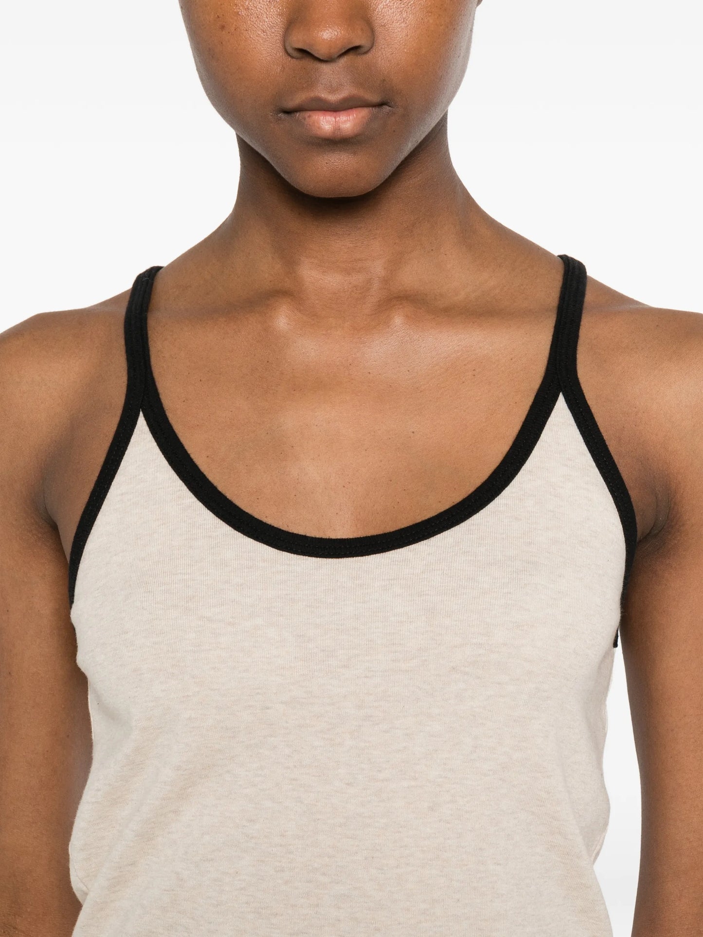 scoop-neck top