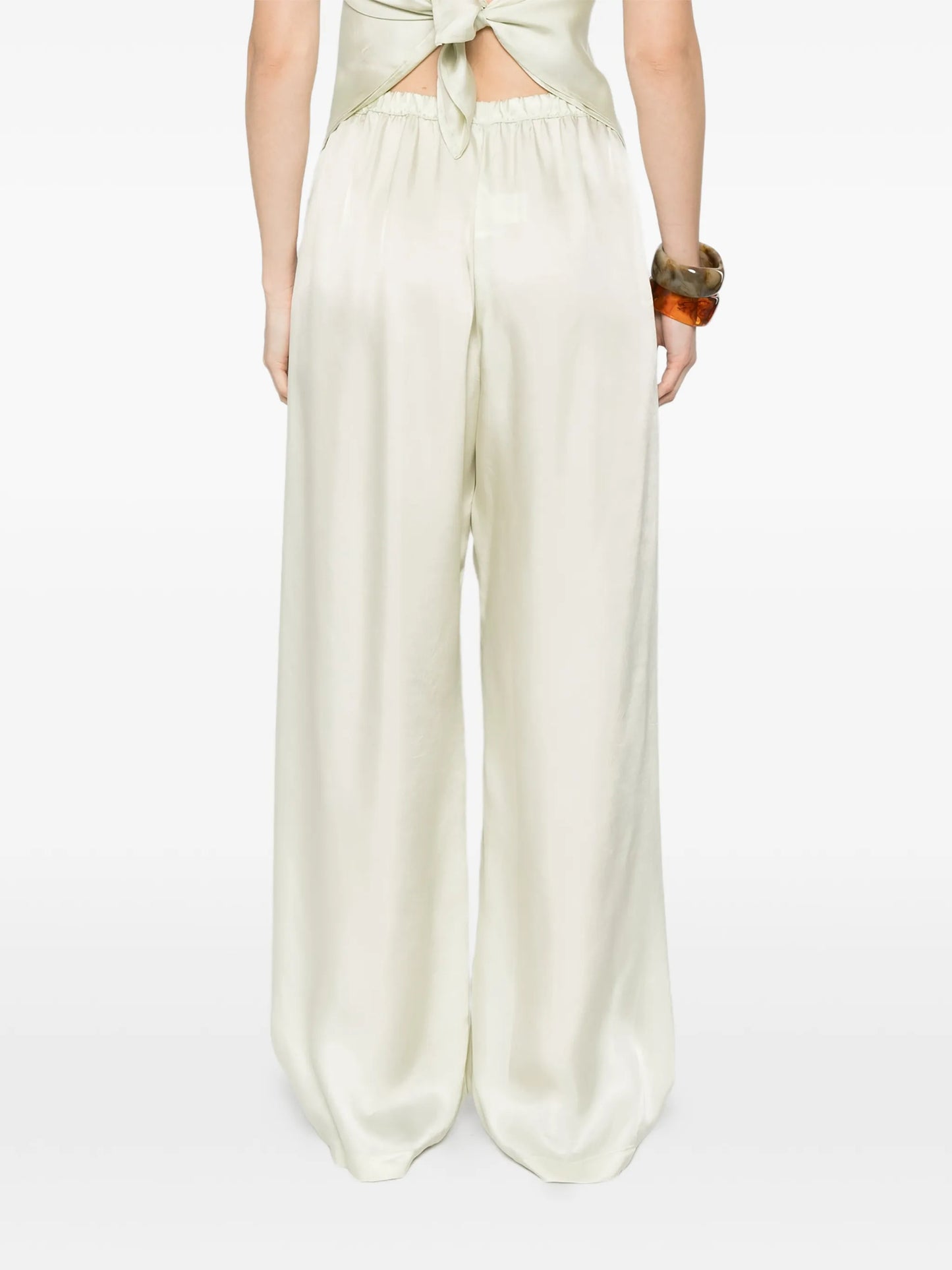 fluid twill trousers
