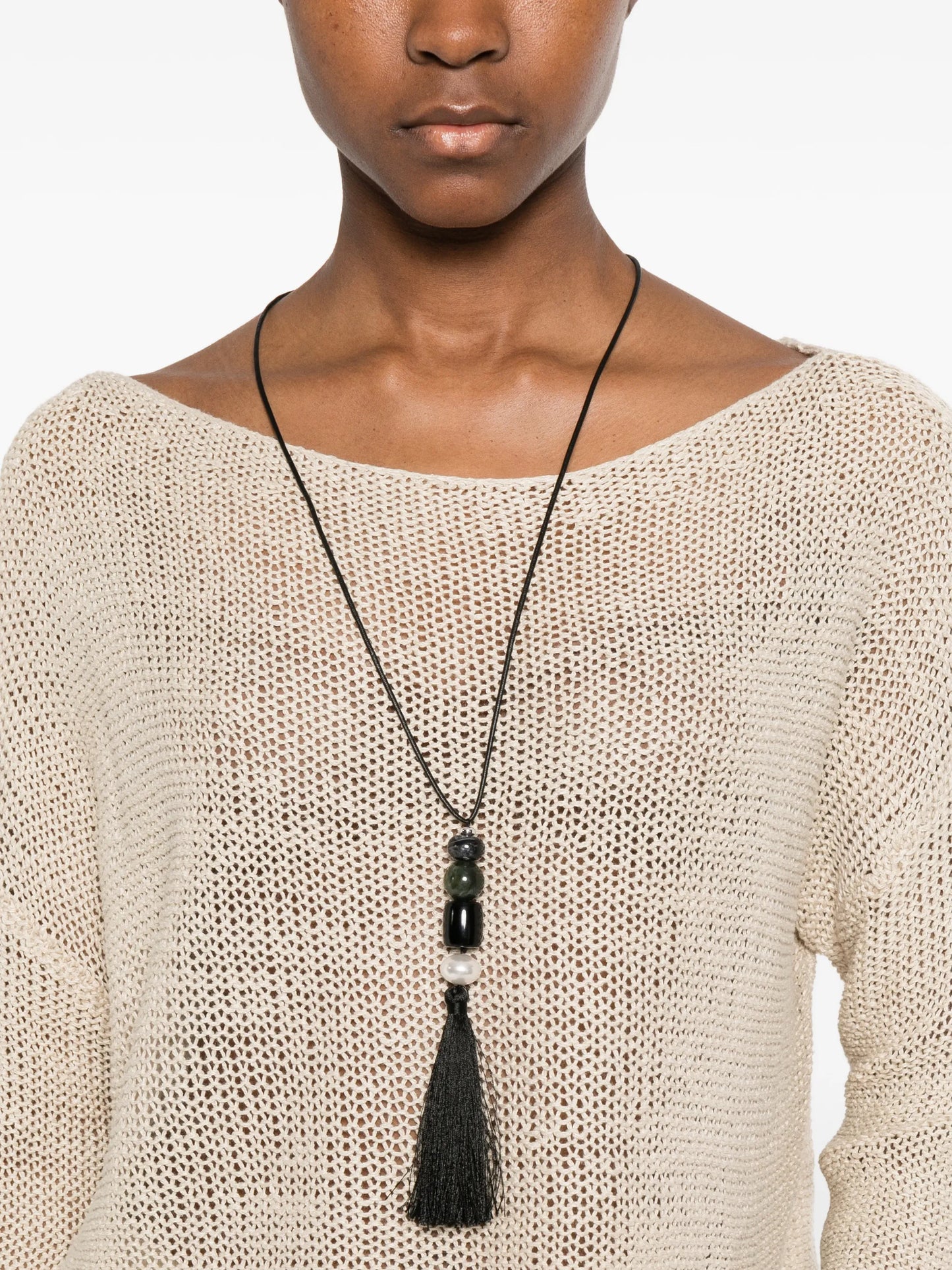 open-knit sweater