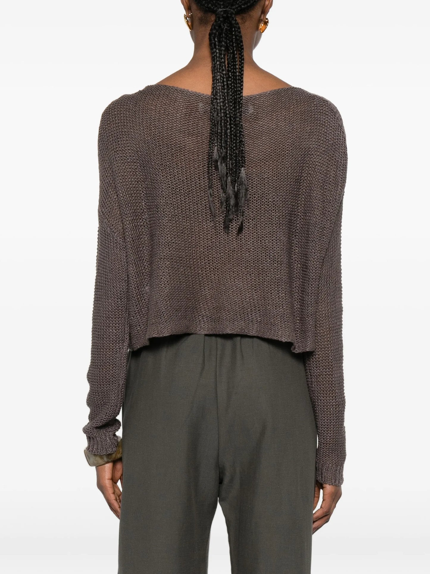 boat-neck sweater