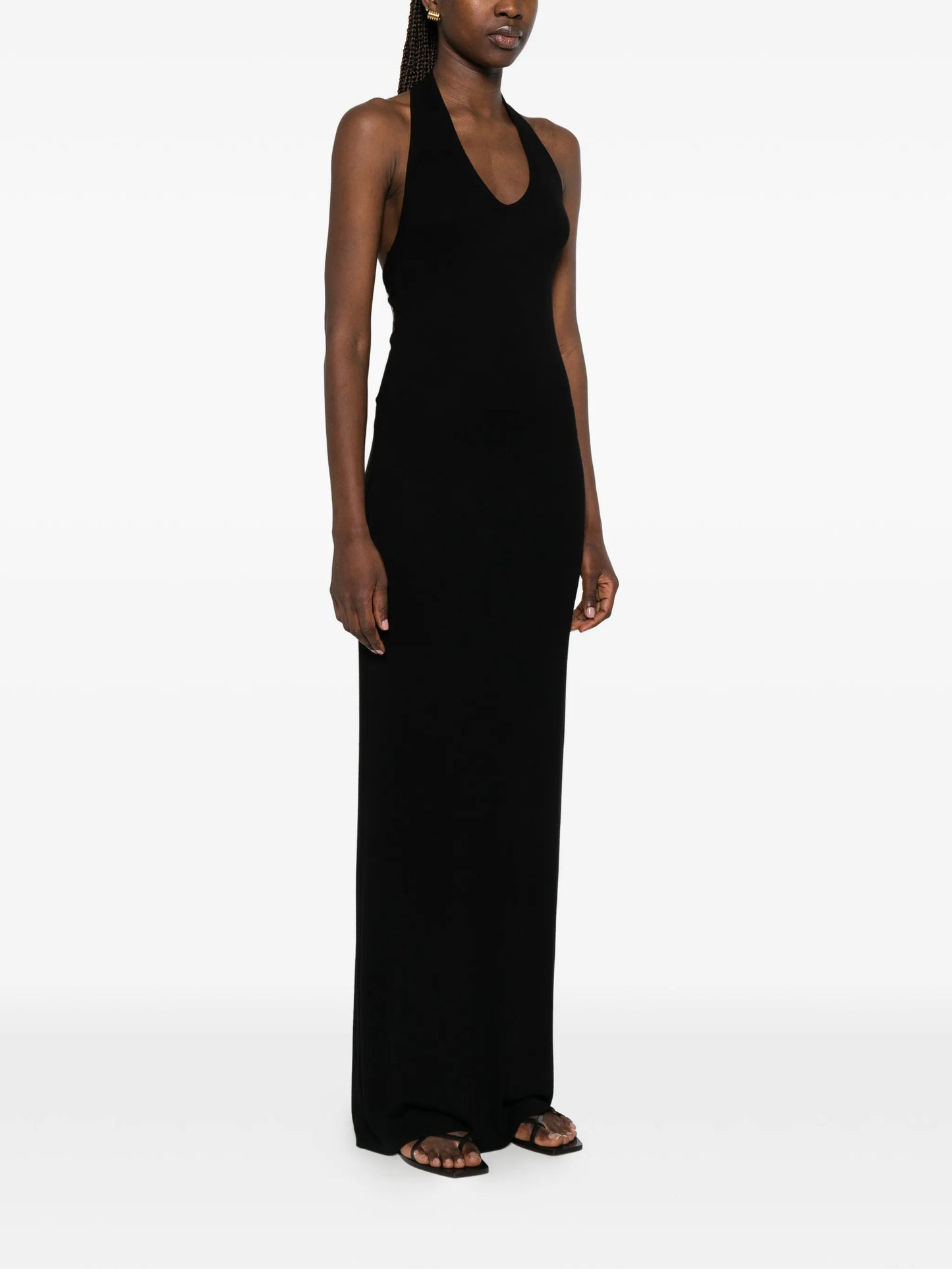 ribbed maxi dress