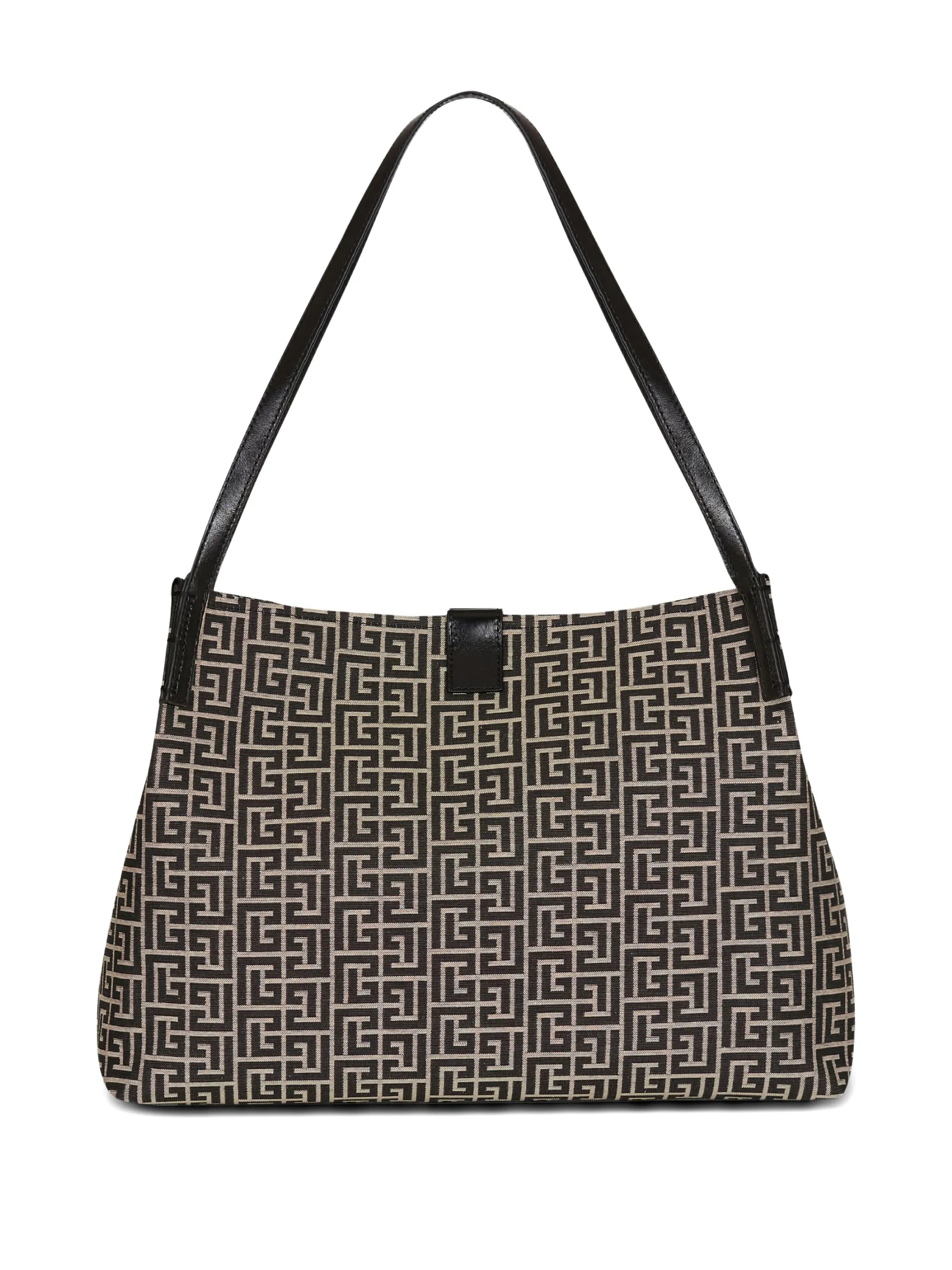 medium Release monogram jacquard shoulder bag