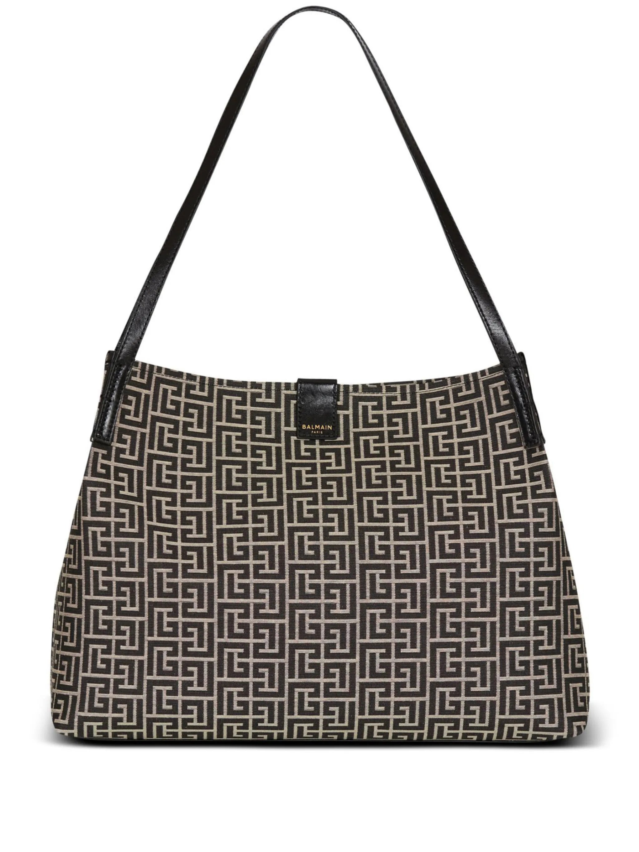 medium Release monogram jacquard shoulder bag