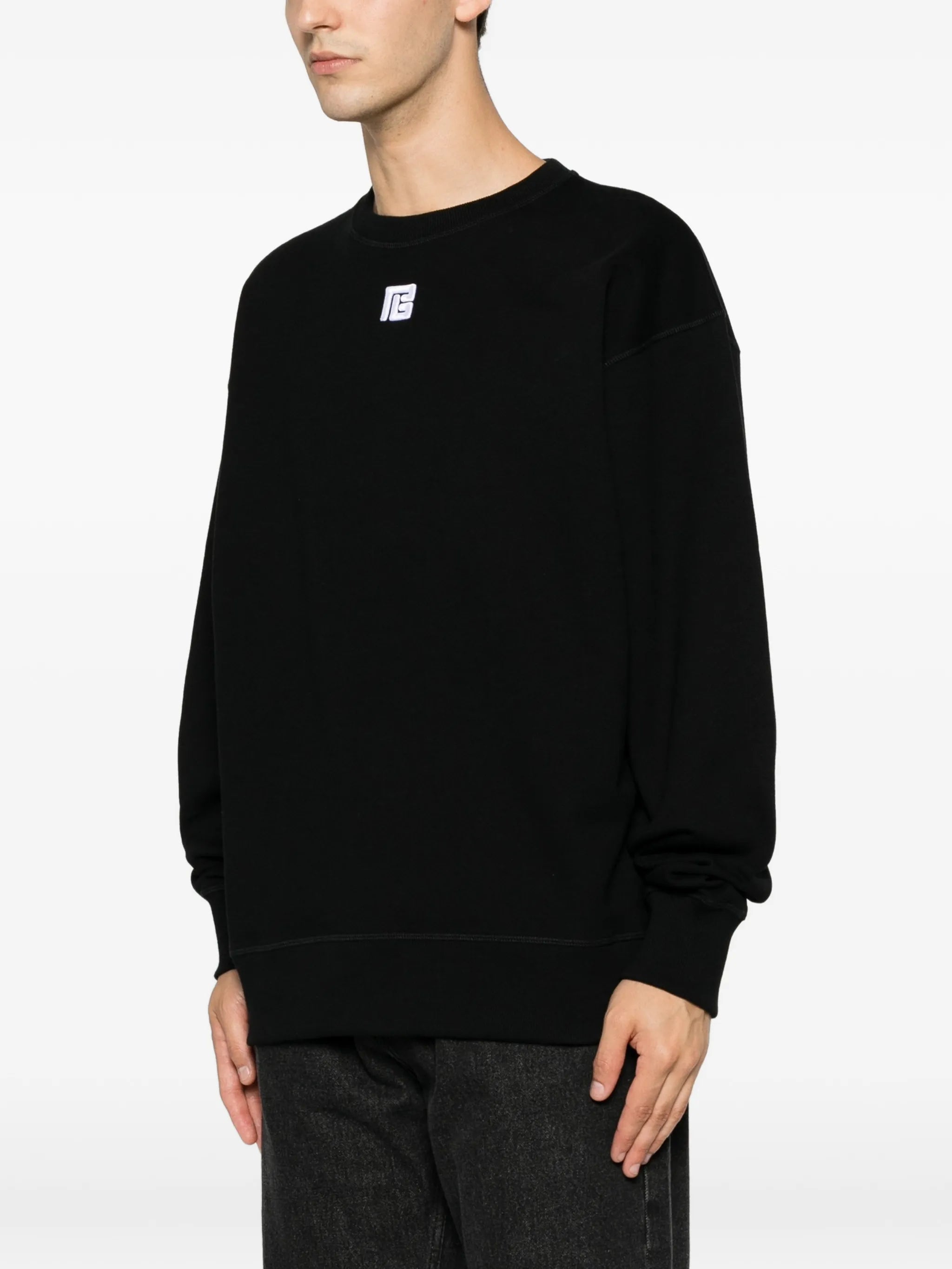 logo-embroidered sweater