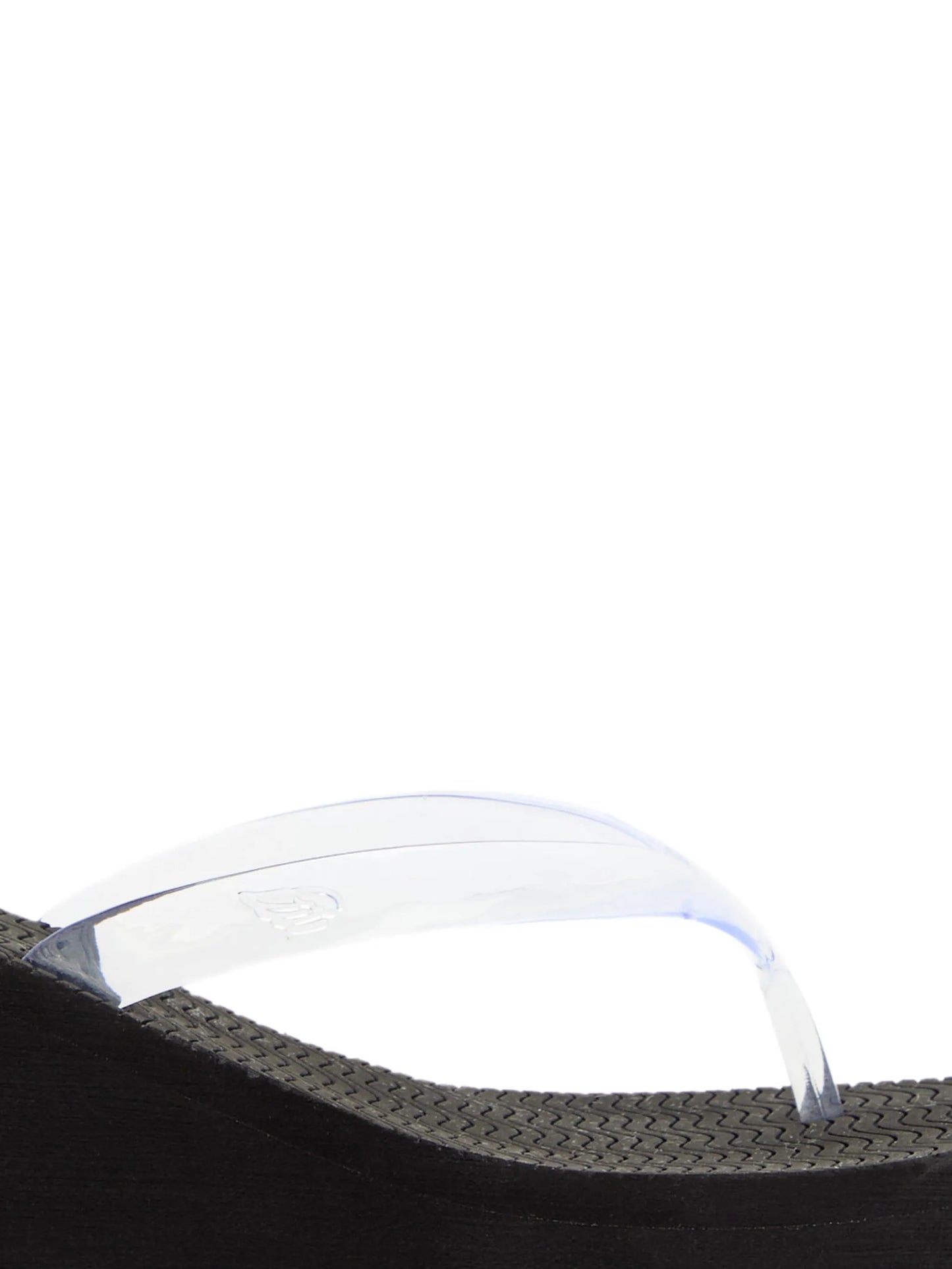 wedge clear sandals