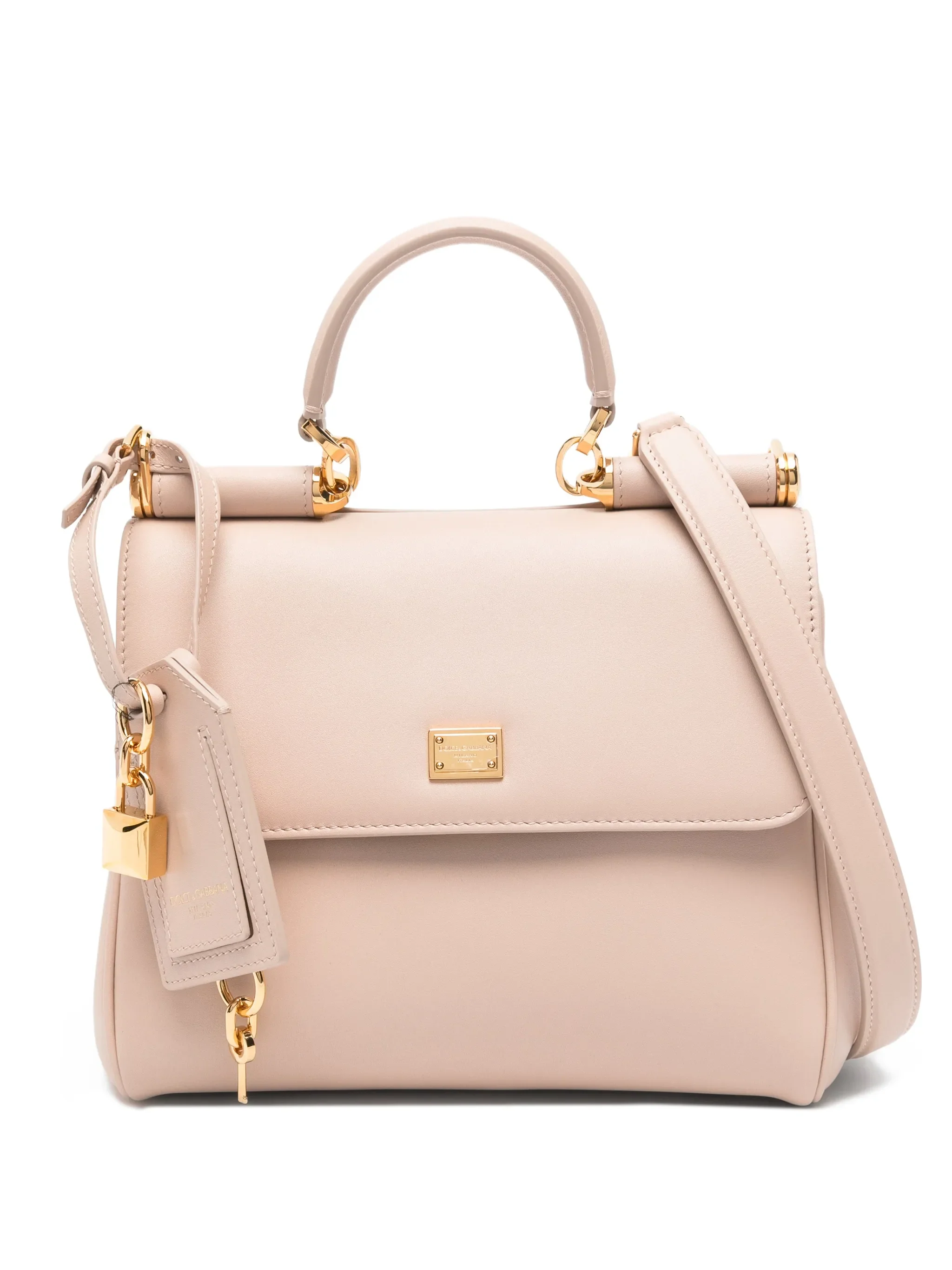 Small My Sicily handbag in plongé calfskin