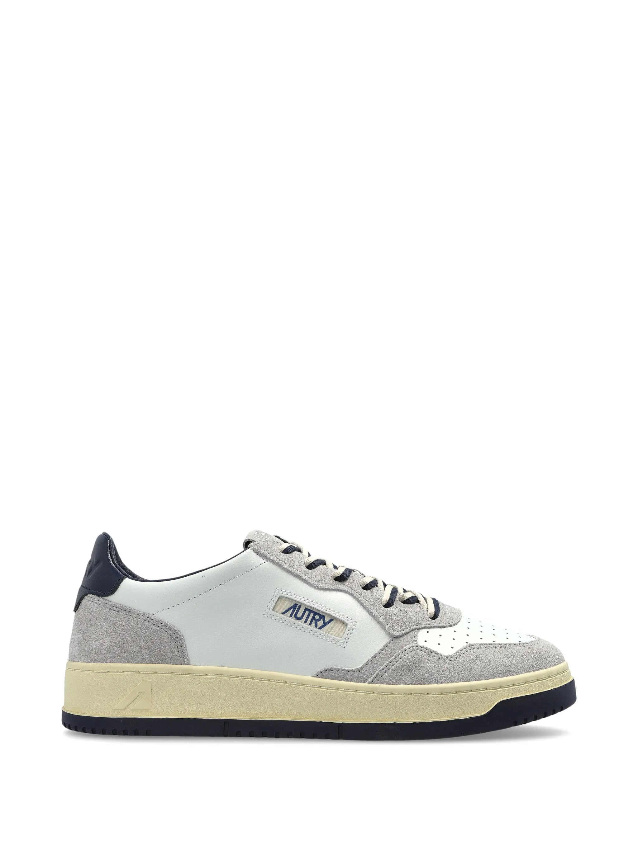 Medalist suede-panel sneakers