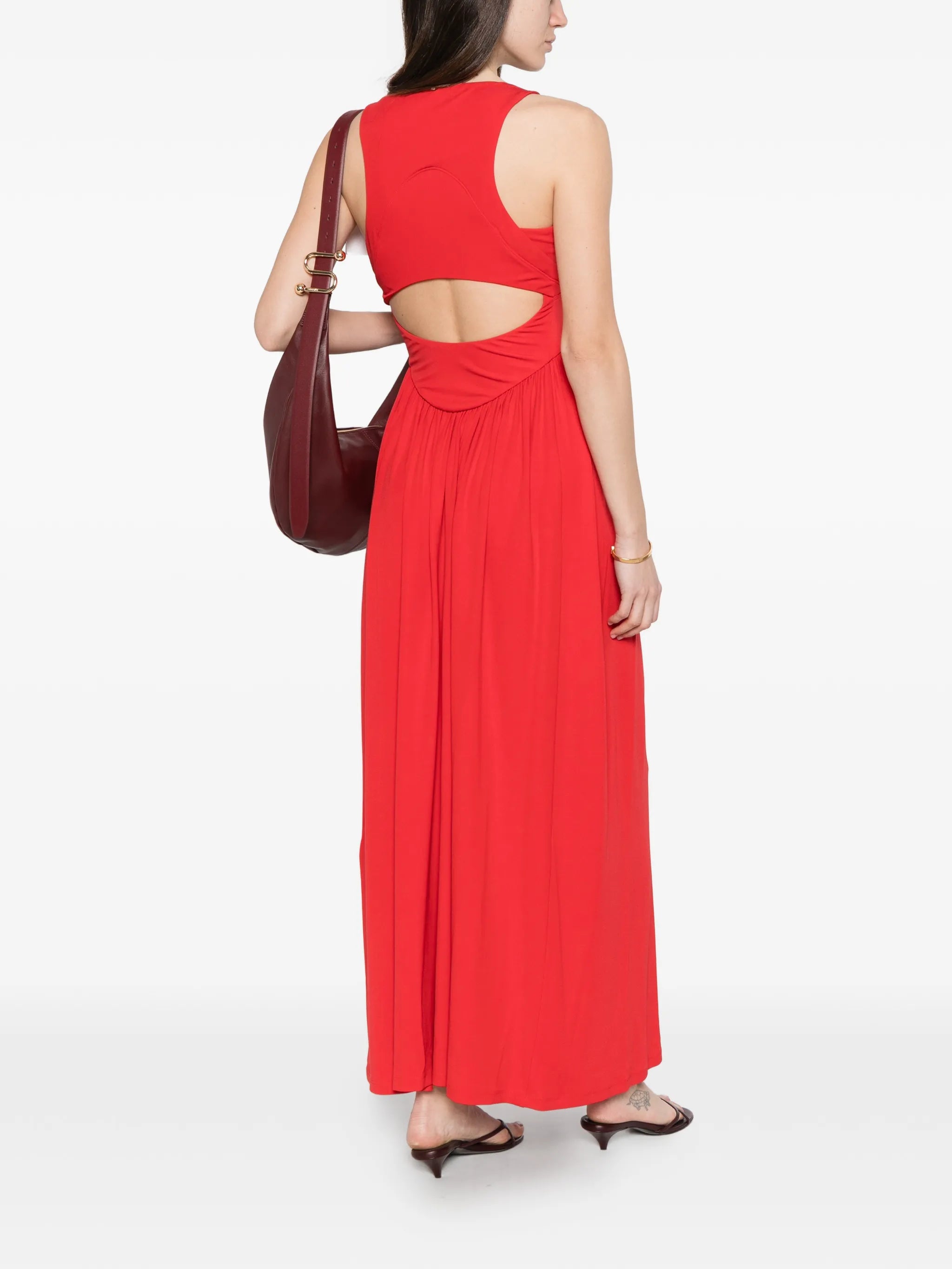 Panino scoop-neck maxi dress