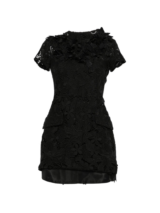 macrame mini dress