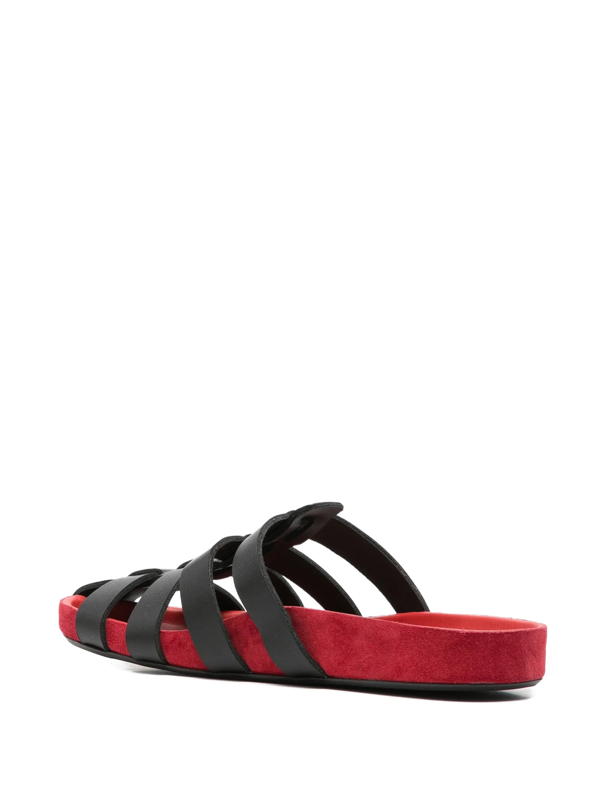 Dusty cage sandals
