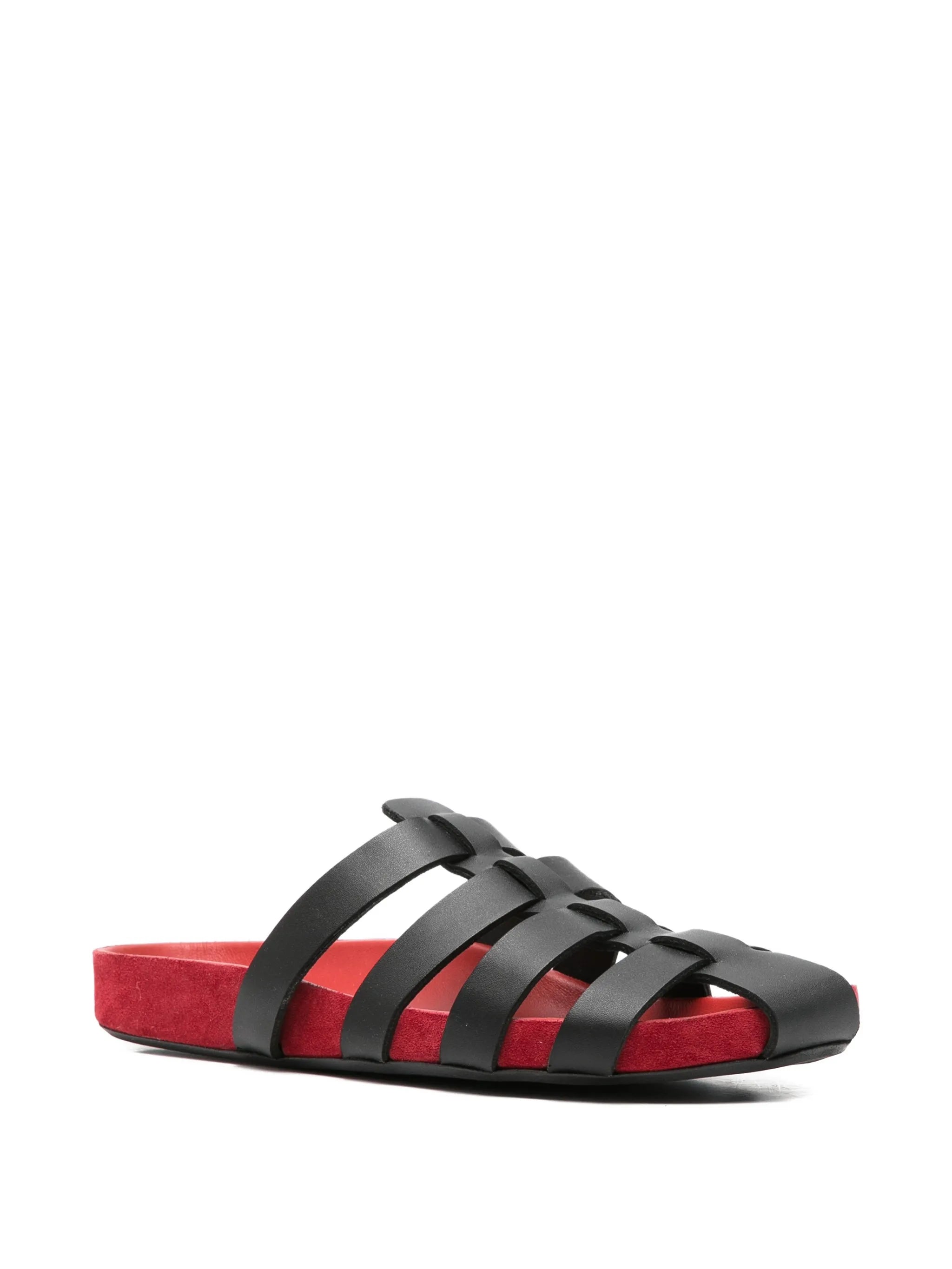 Dusty cage sandals