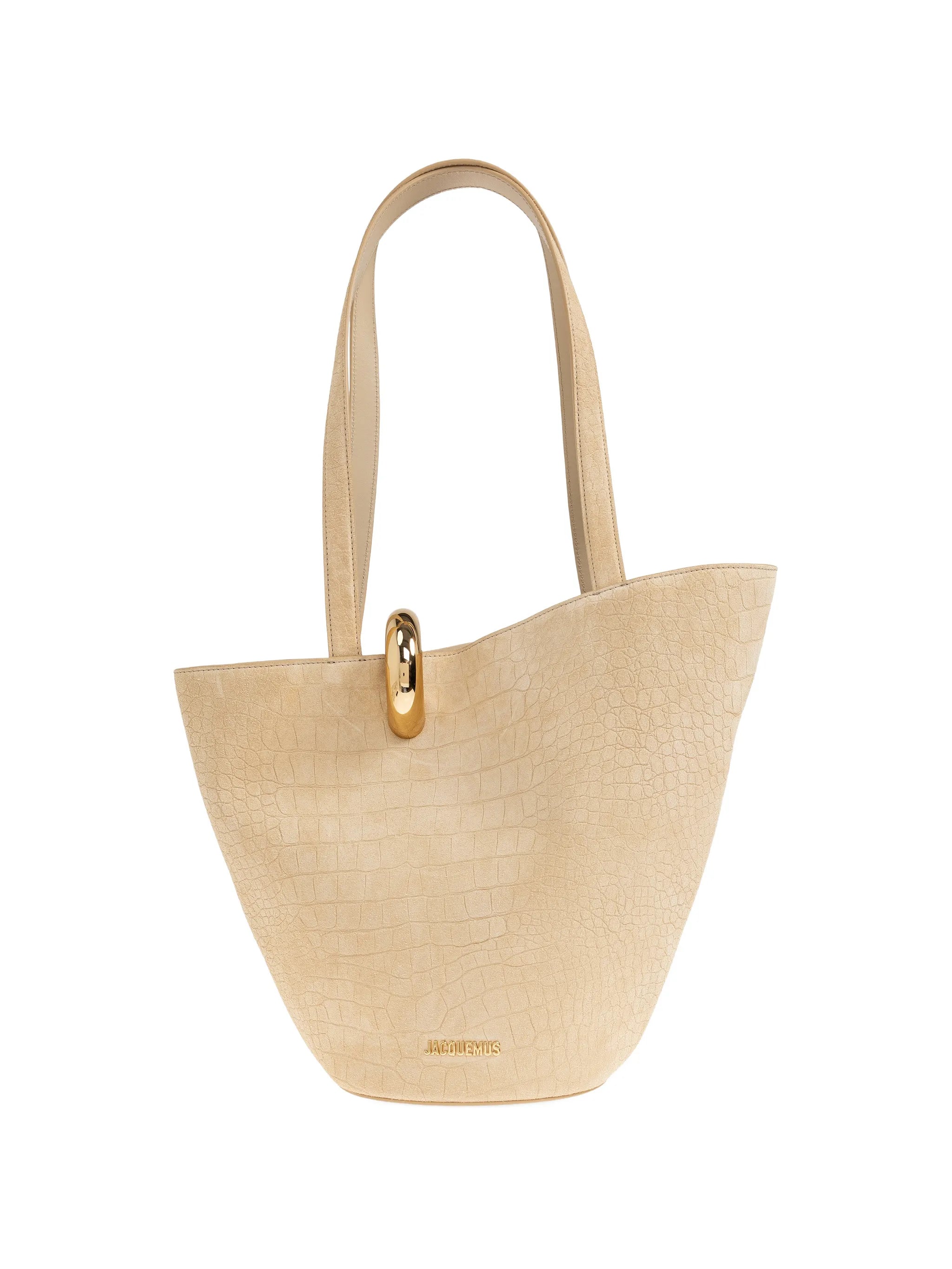 The Medium Bambola crocodile-effect shoulder bag