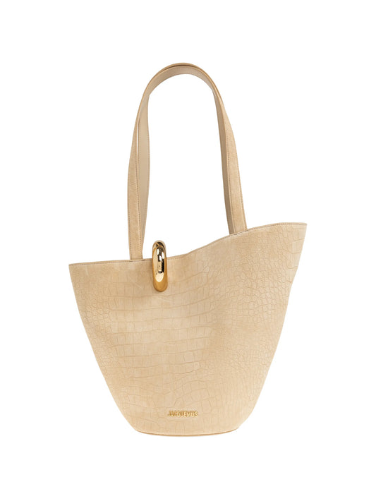 The Medium Bambola crocodile-effect shoulder bag