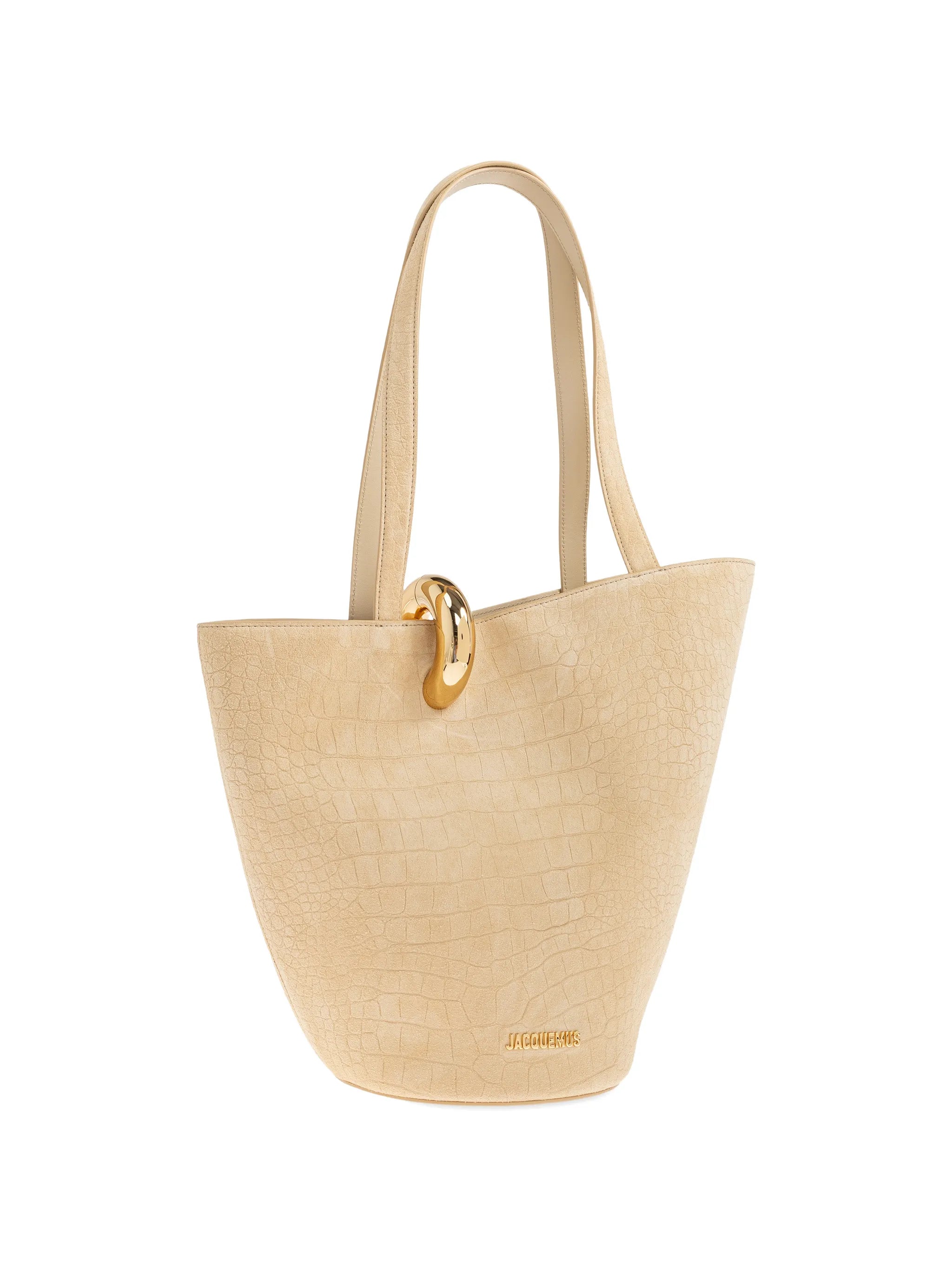 The Medium Bambola crocodile-effect shoulder bag