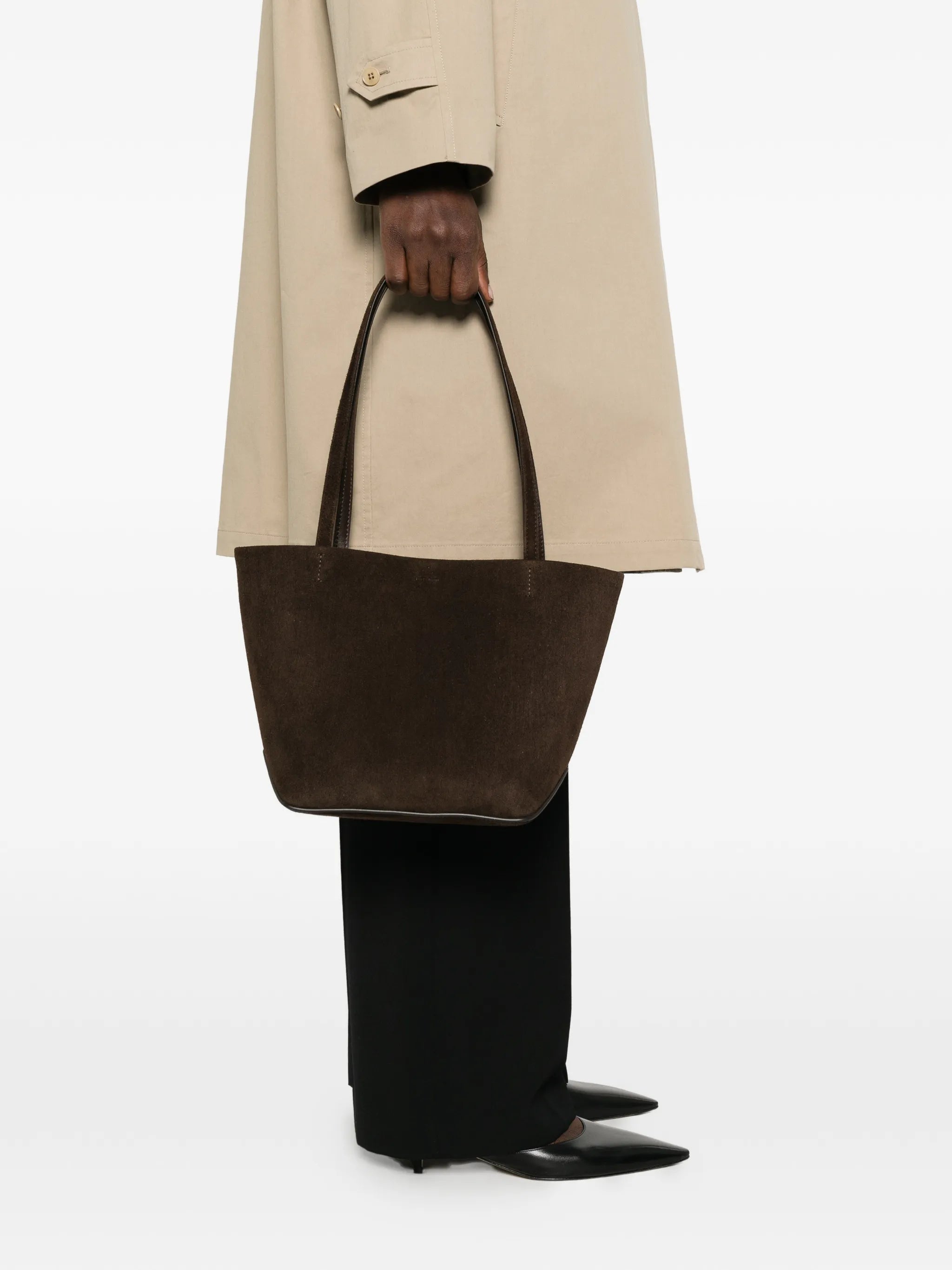 medium Park leather tote bag