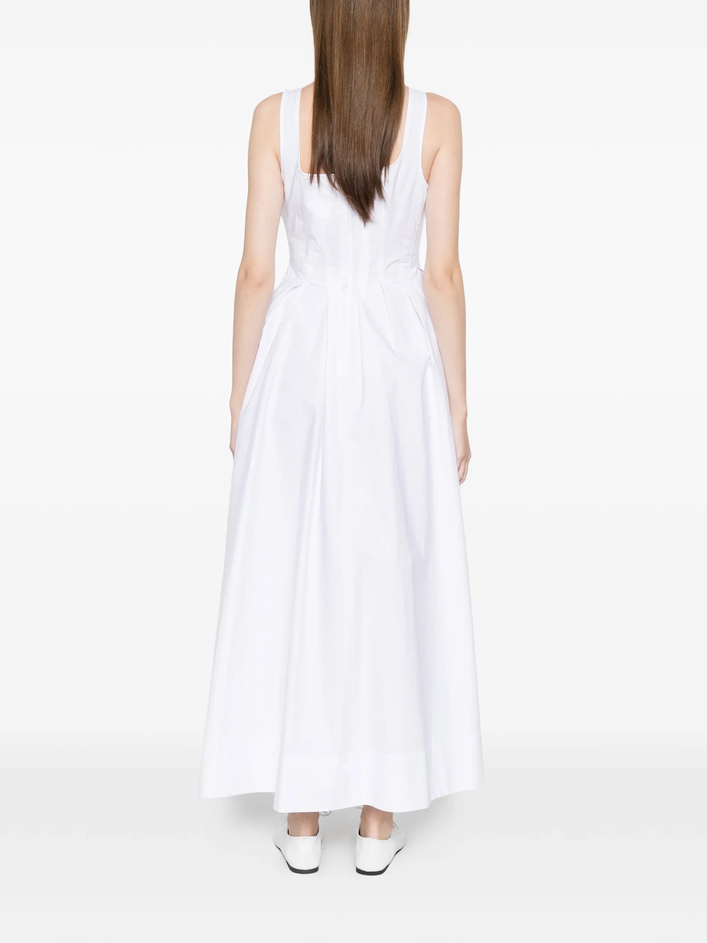 Giro square-neck A-line maxi dress