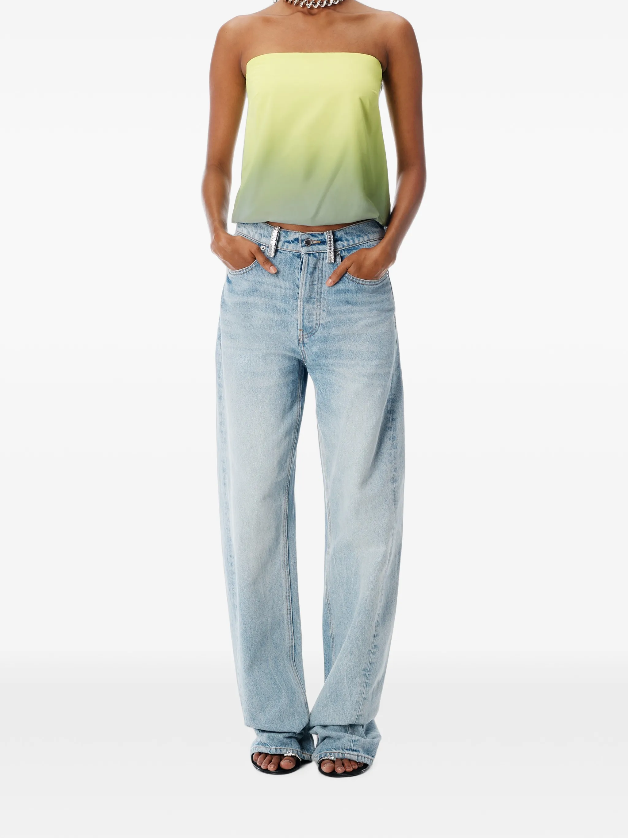 medium-waist float jeans