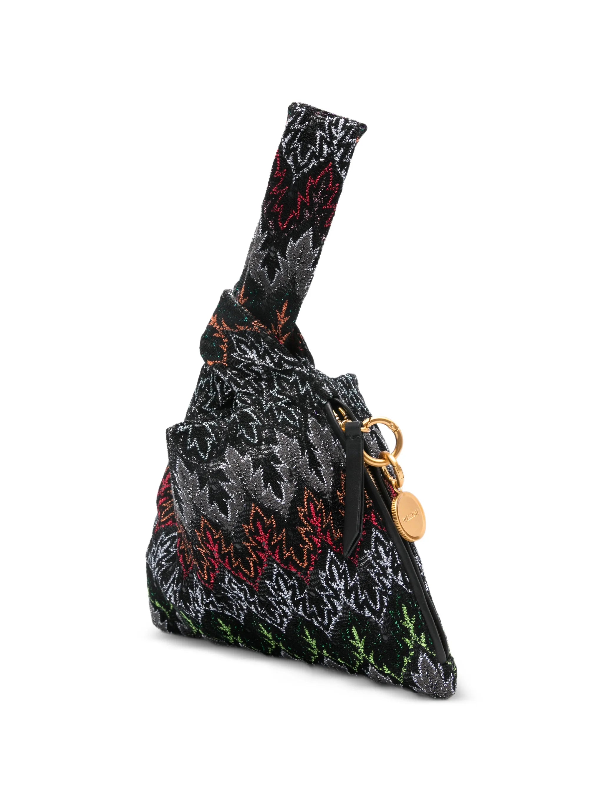 Raschel Pinetto lurex tote bag