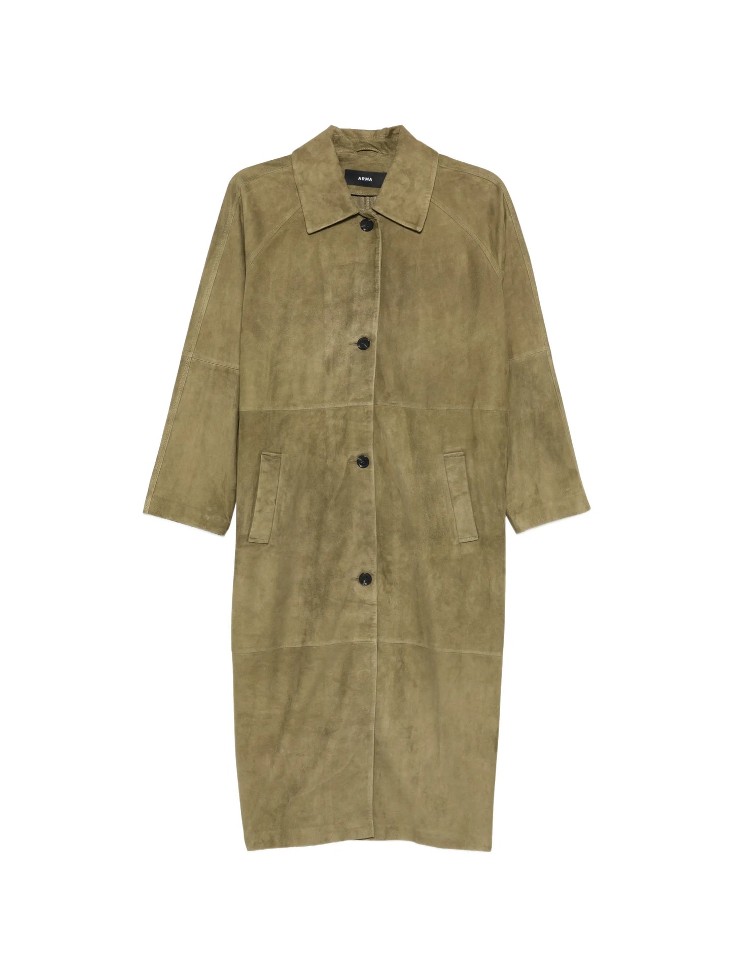 Judy button suede coat
