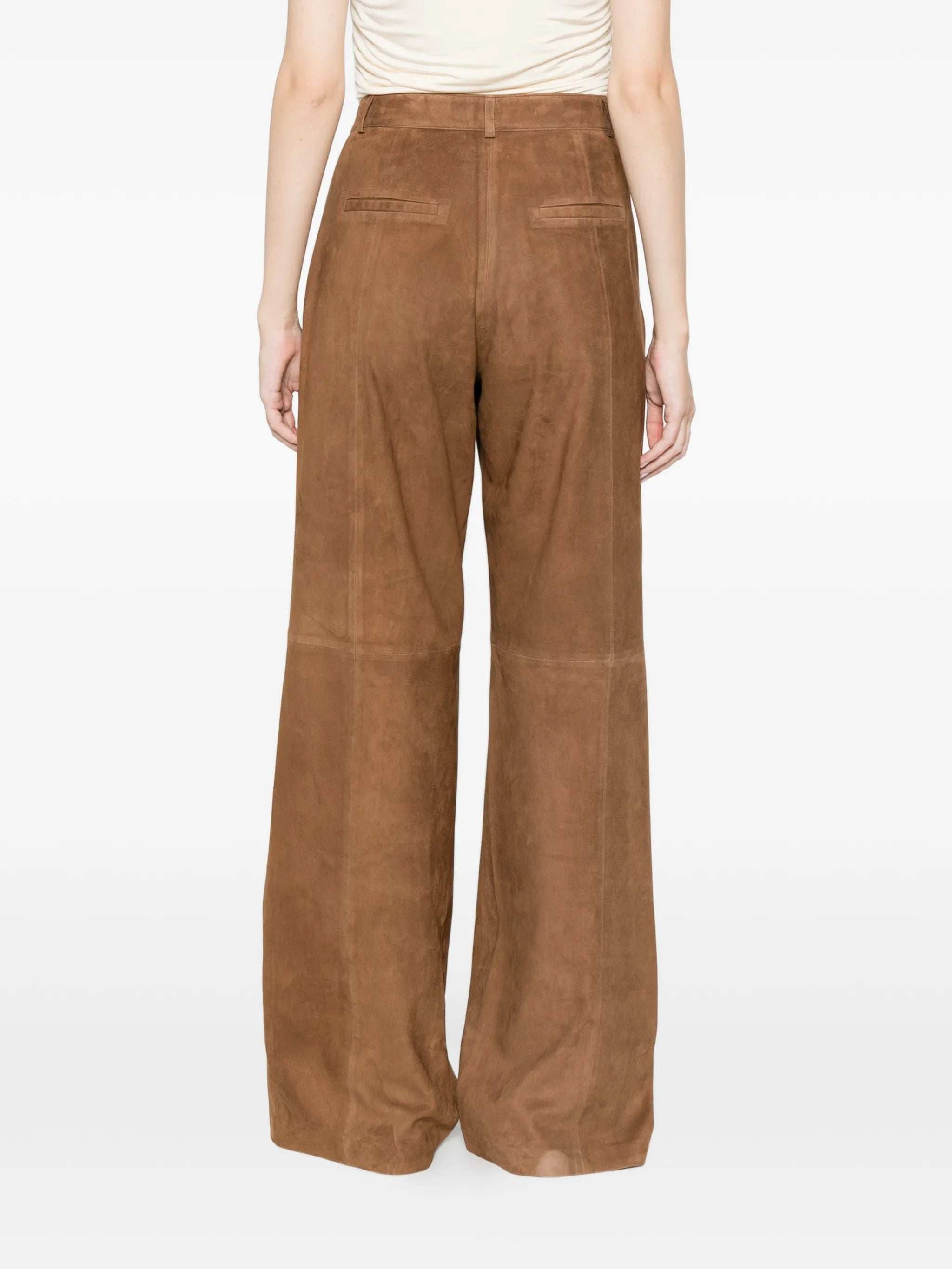 straight leg trousers