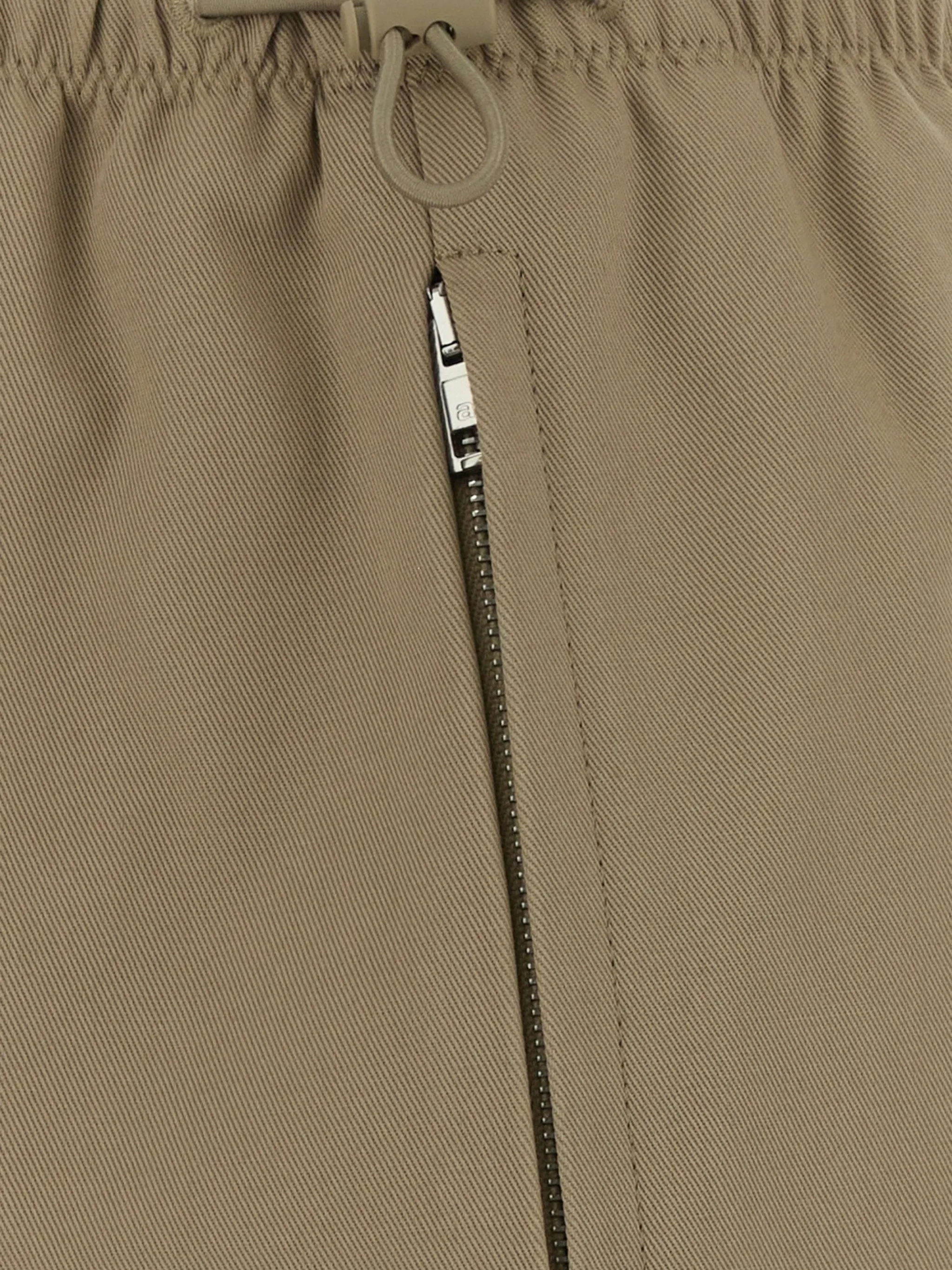 logo miniskirt in twill mid-rise