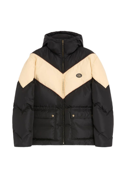 black hooded jacket