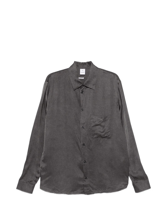Pete chest-pocket button-fastening shirt