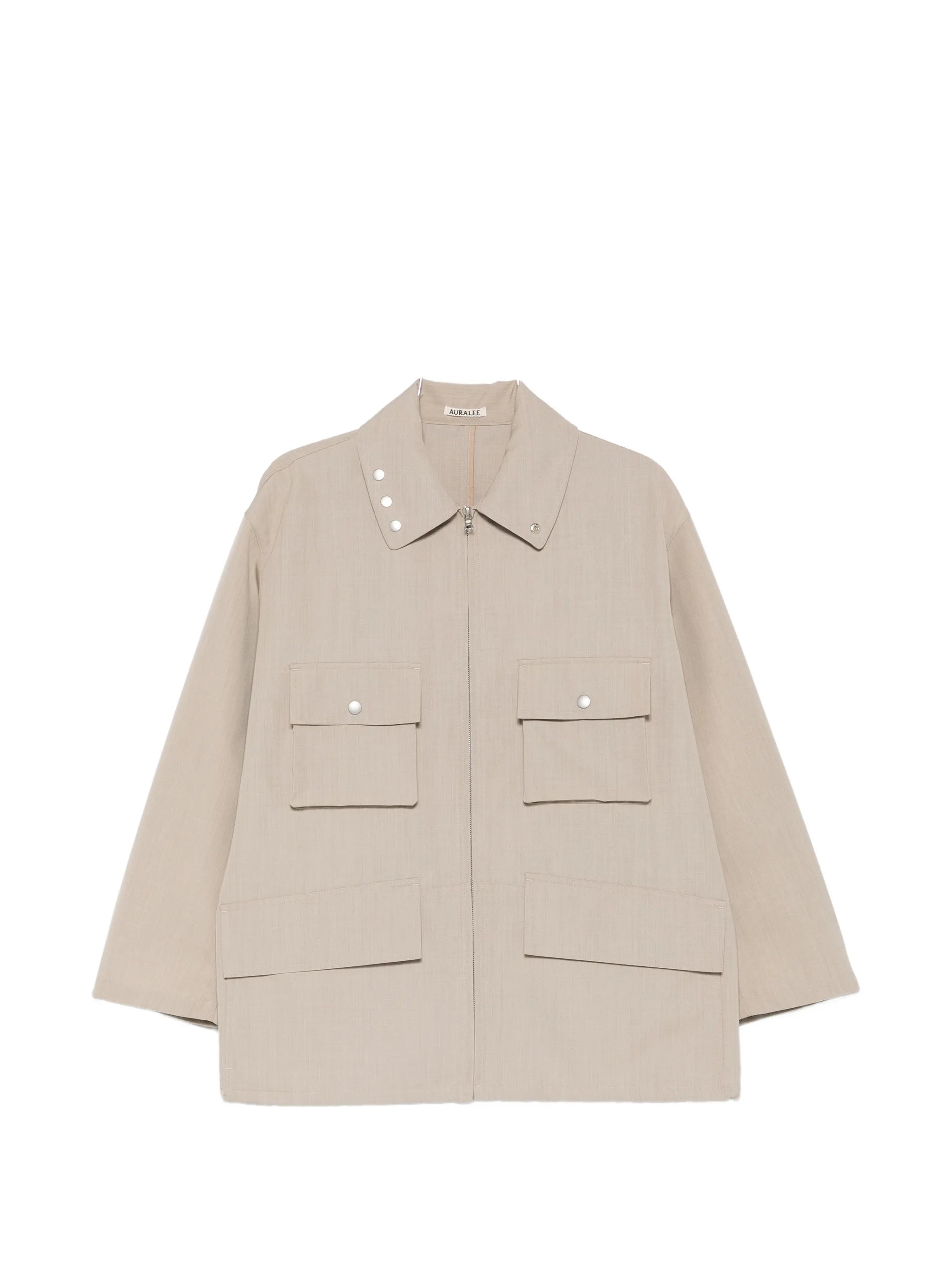 flap-pocket coat
