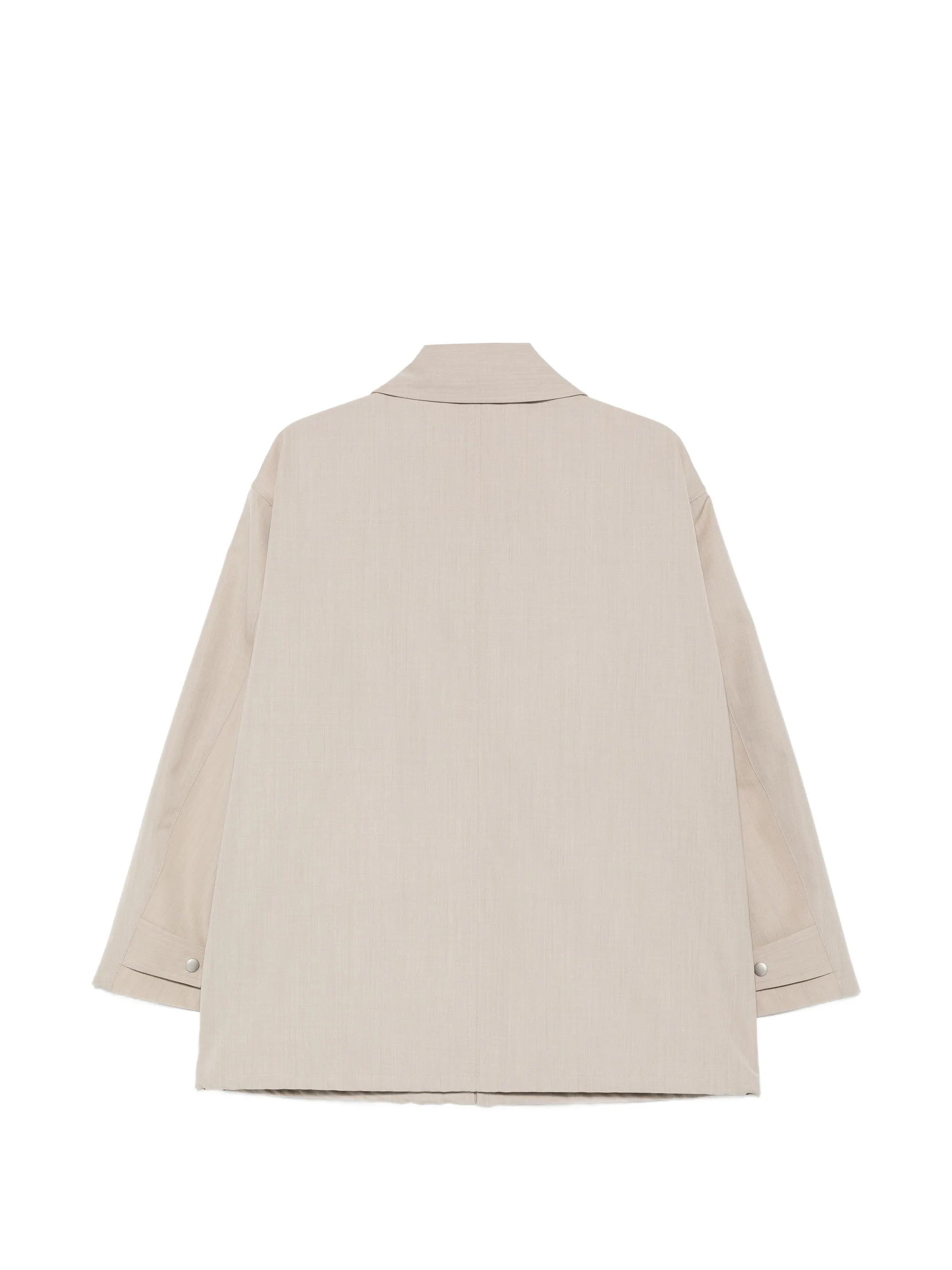 flap-pocket coat