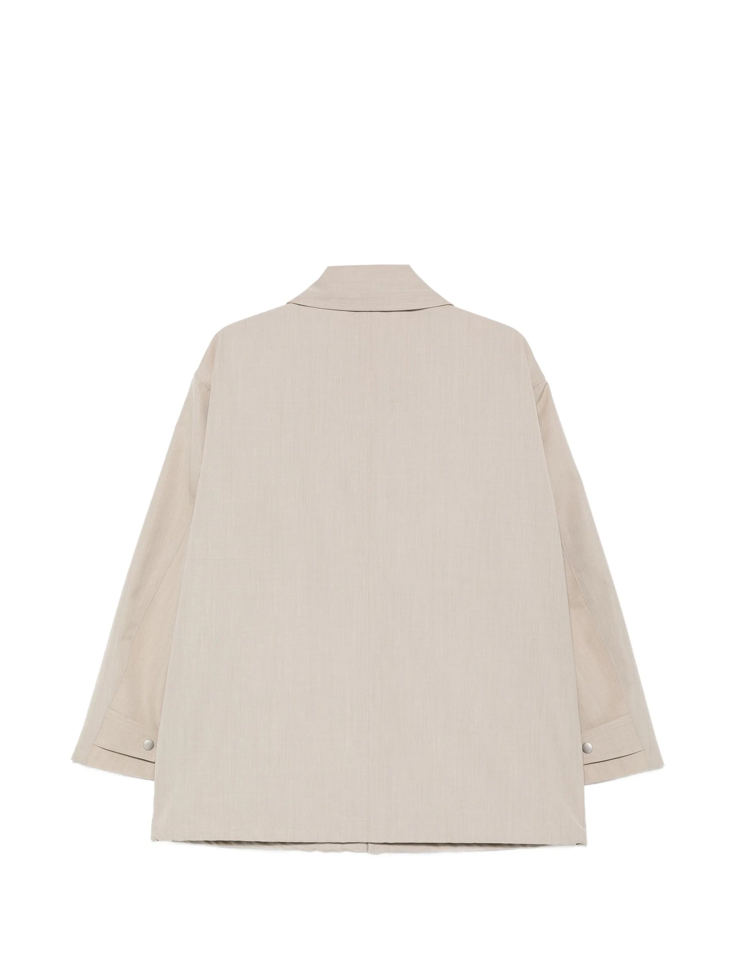 flap-pocket coat