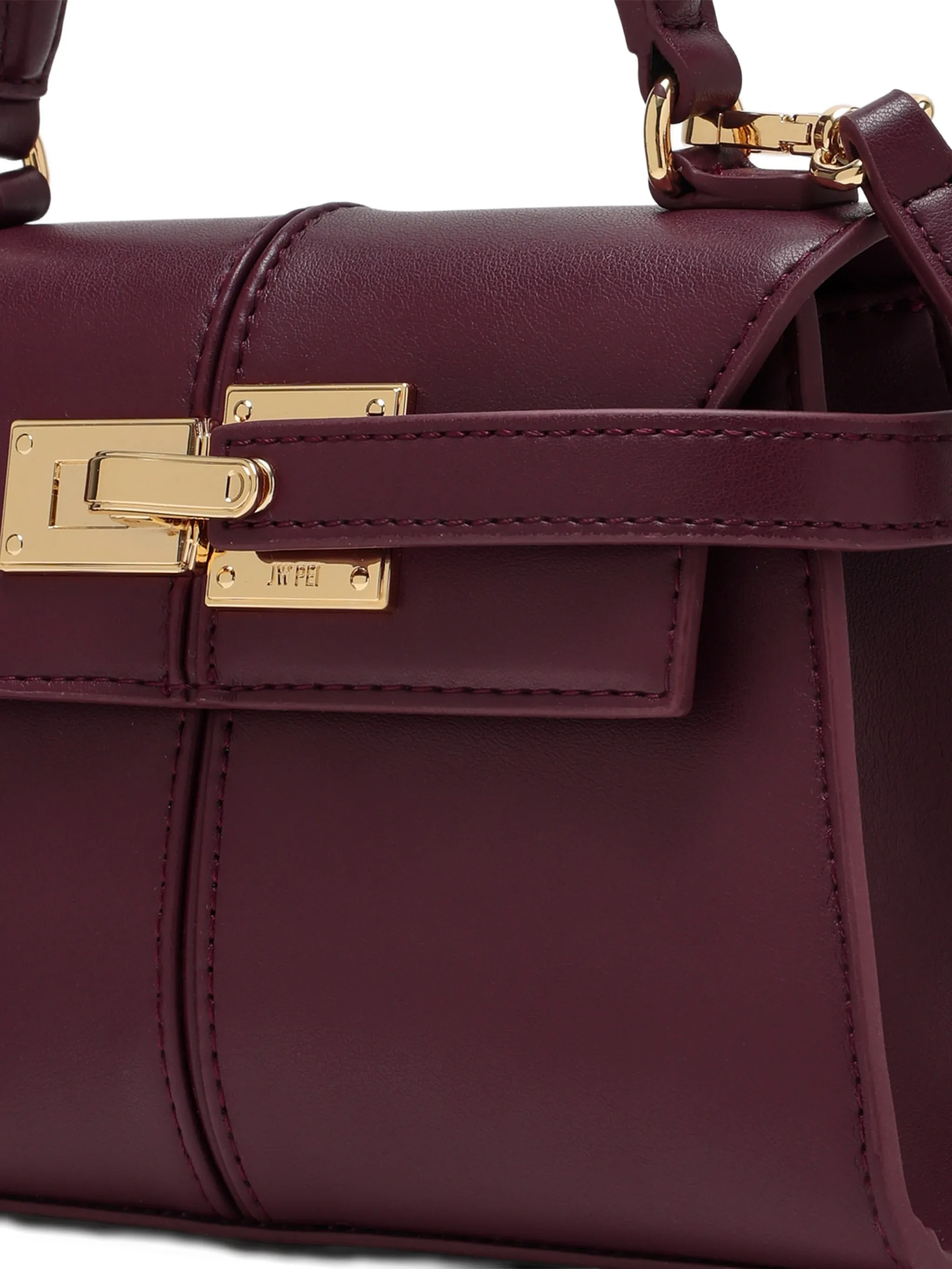 Elise top-handle flap satchel
